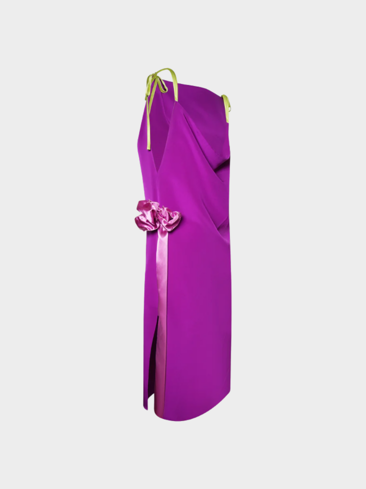 Christian Lacroix SS 2004 Haute Couture Purple Mini Dress
