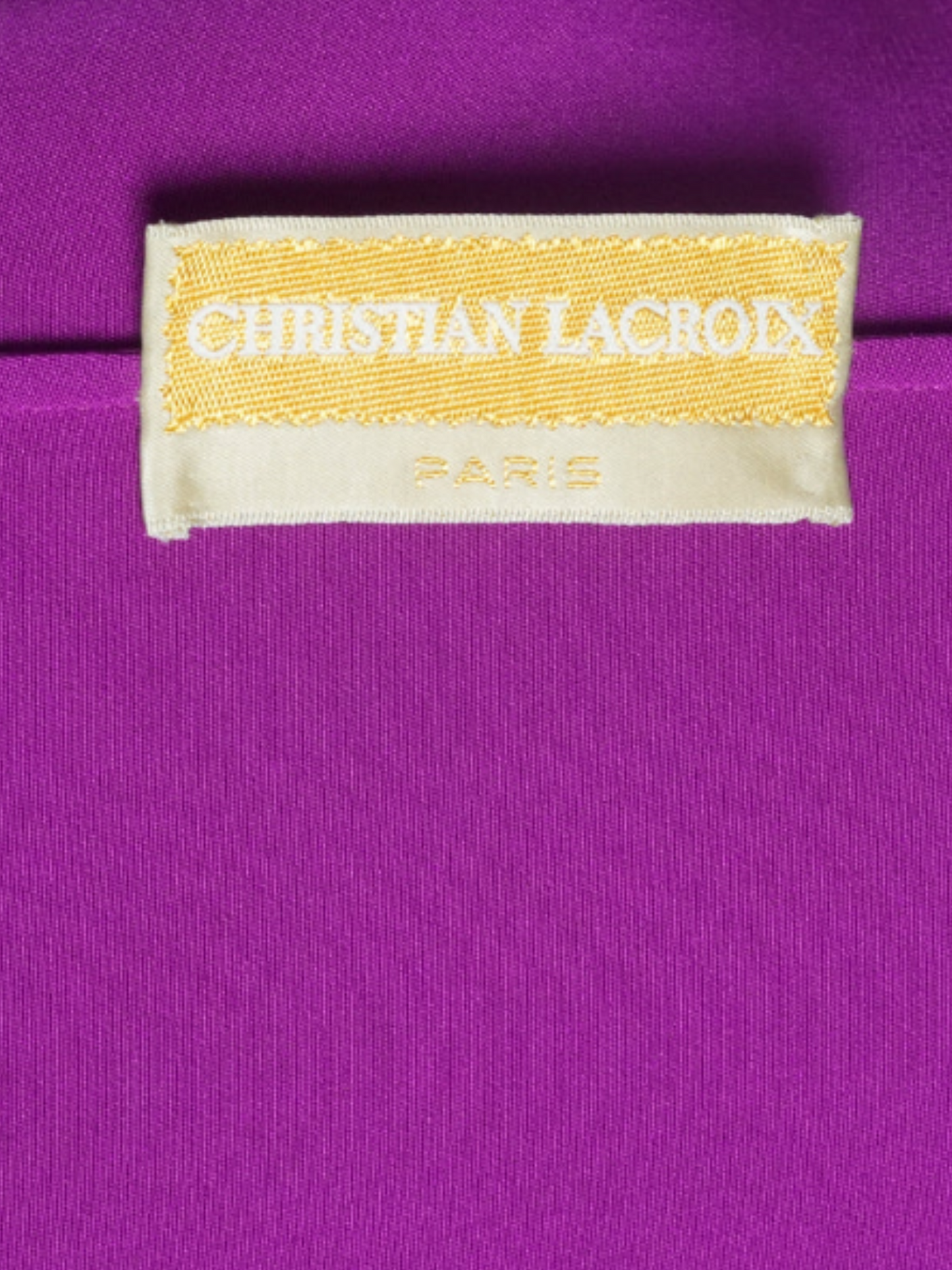 Christian Lacroix SS 2004 Haute Couture Purple Mini Dress
