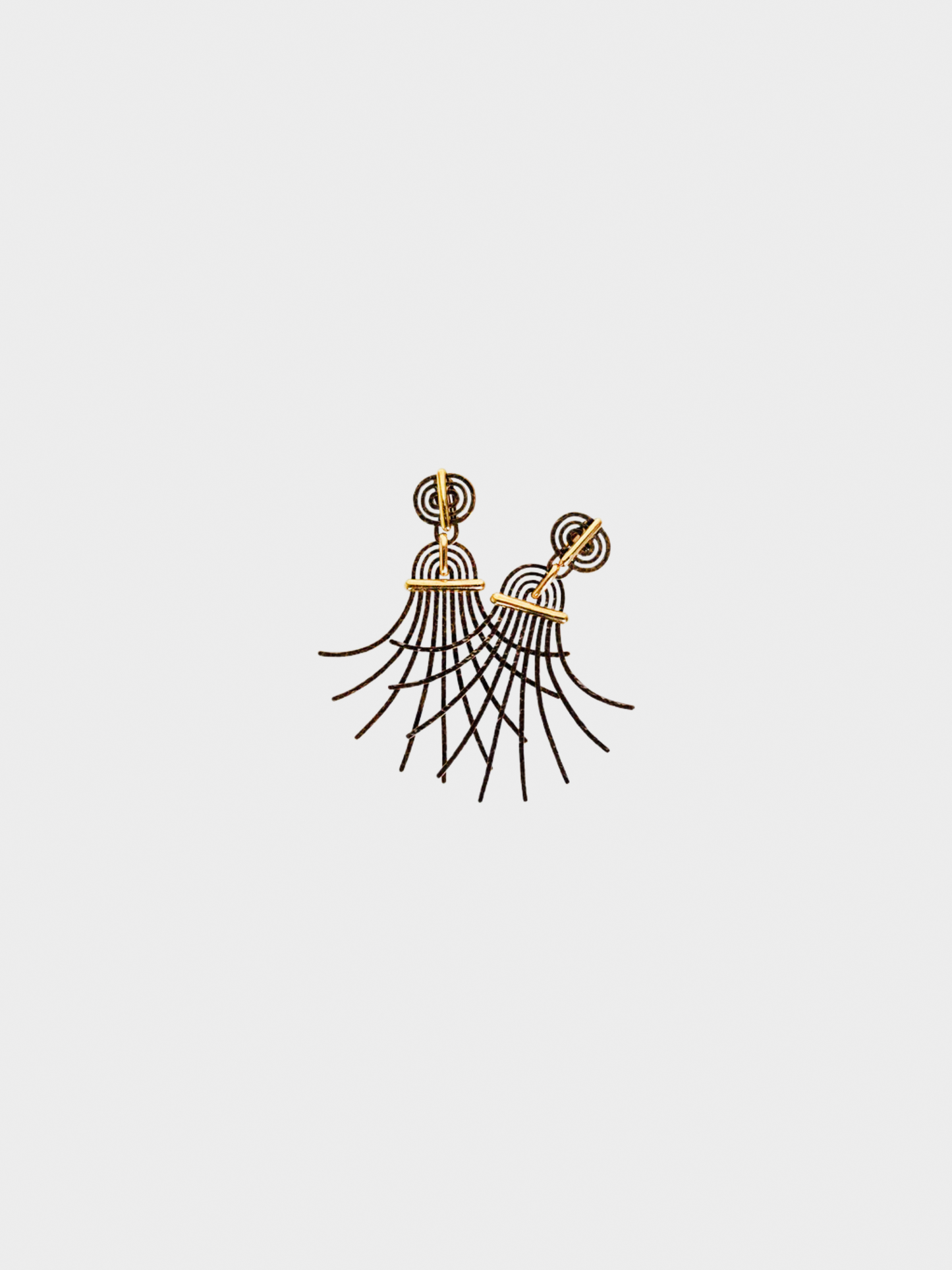 Lanvin FW 2016 Gold Drop Earrings