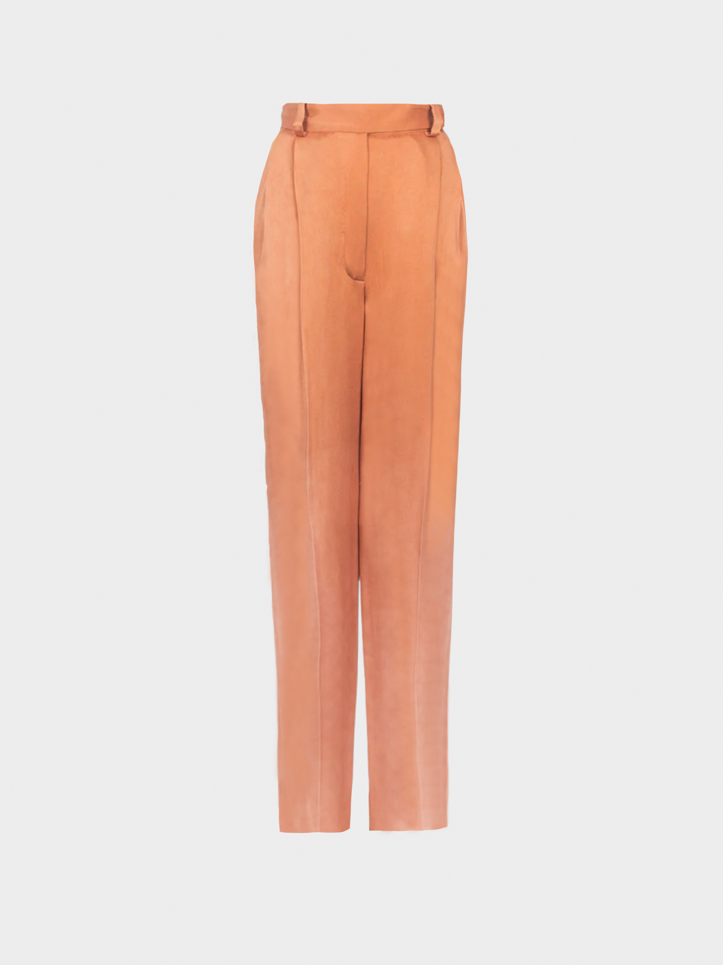 Lanvin 1990s Dusty Pink Satin Trousers