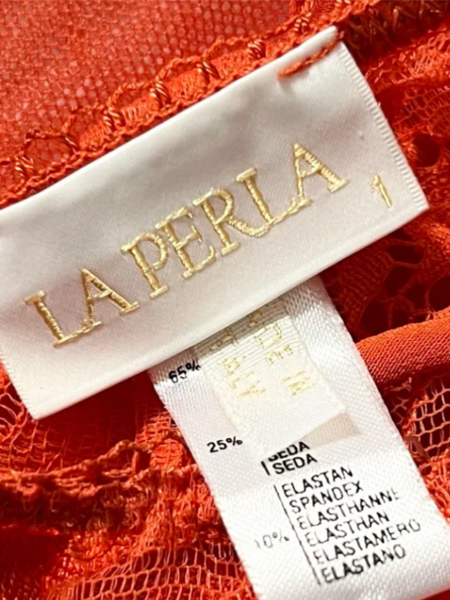La Perla 2000s Fire Red Night Dress