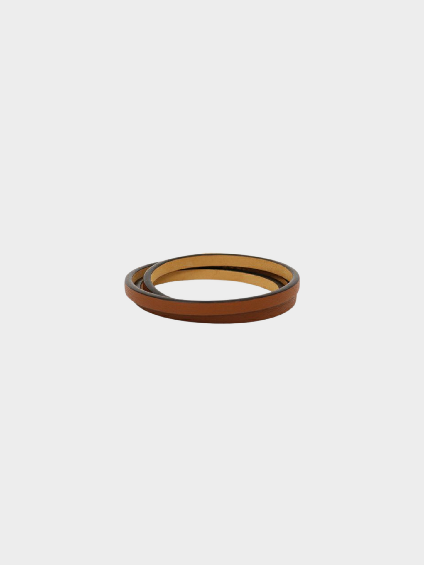 Loewe 2020s Brown Anagram Leather Bracelet
