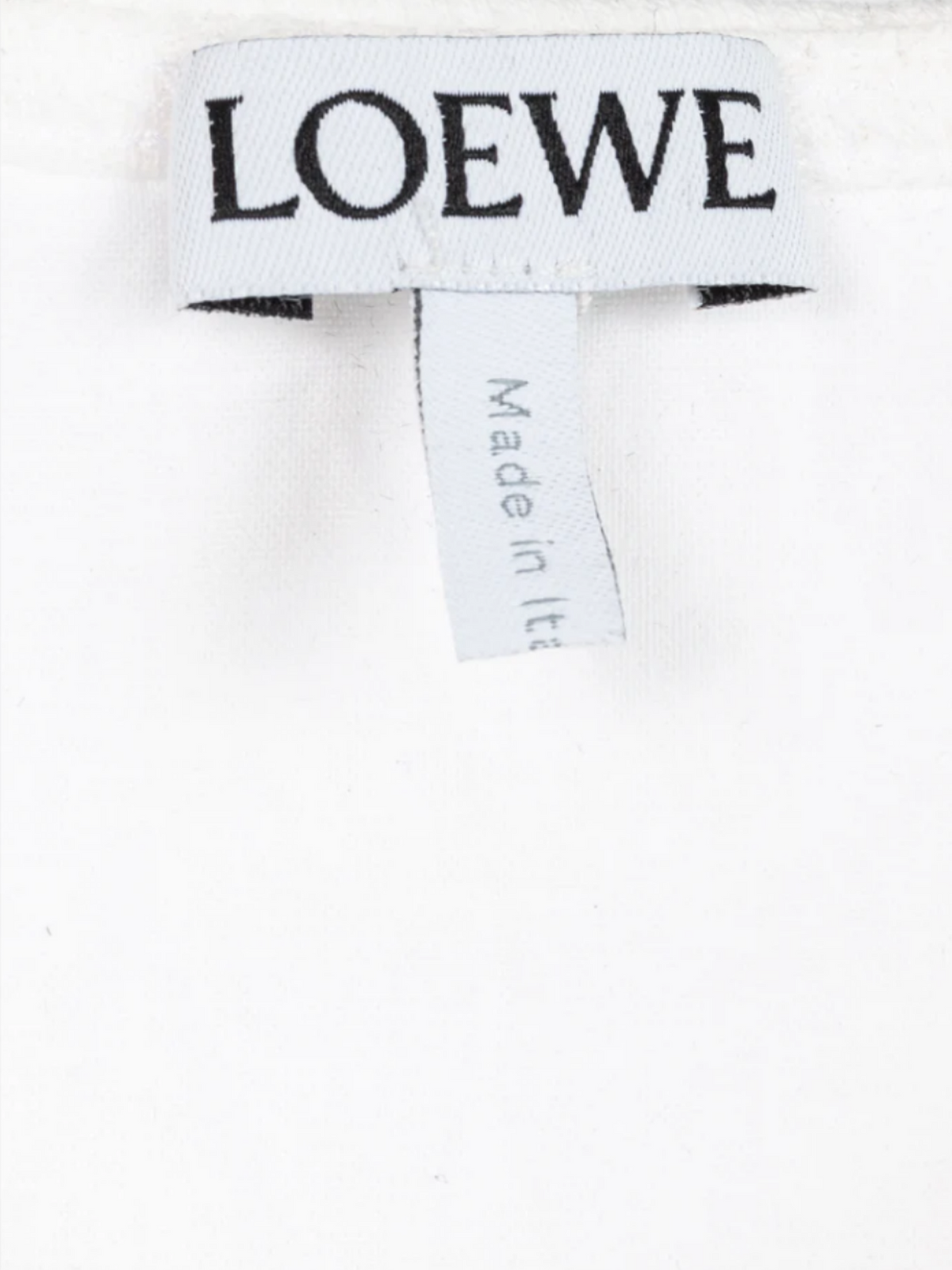 Loewe SS 2023 White Anthurium Floral Ribbed-Cotton Maxi Tank Dress