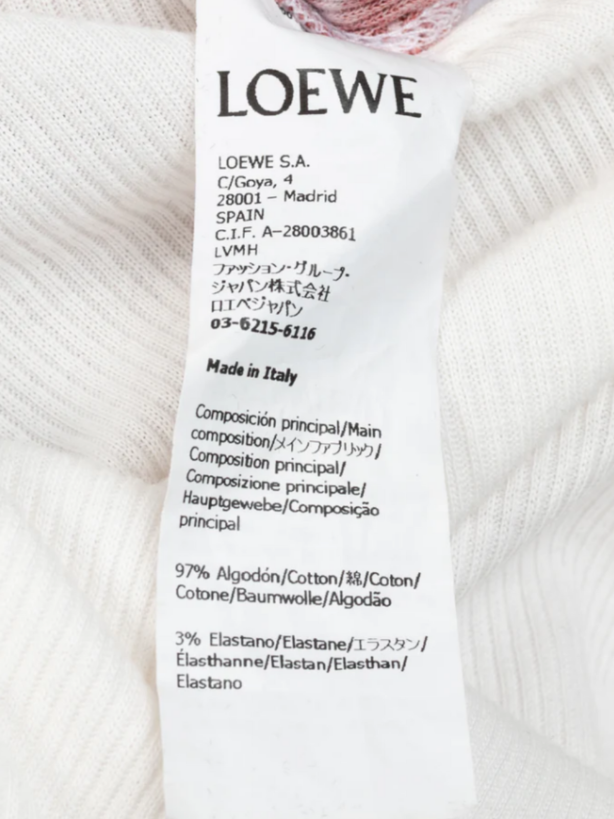Loewe SS 2023 White Anthurium Floral Ribbed-Cotton Maxi Tank Dress