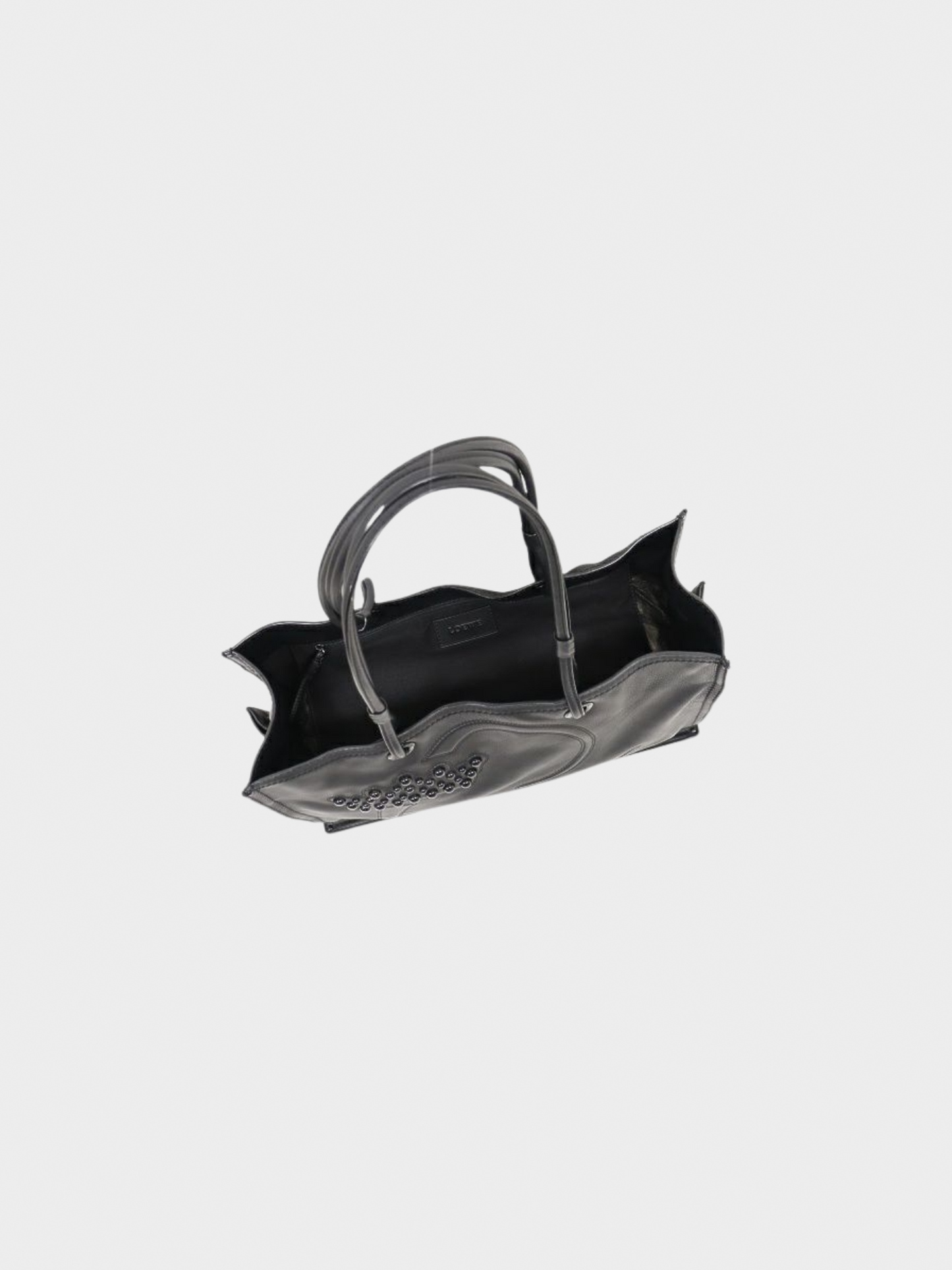 Loewe 2010s Logo Studs Leather Tote Bag