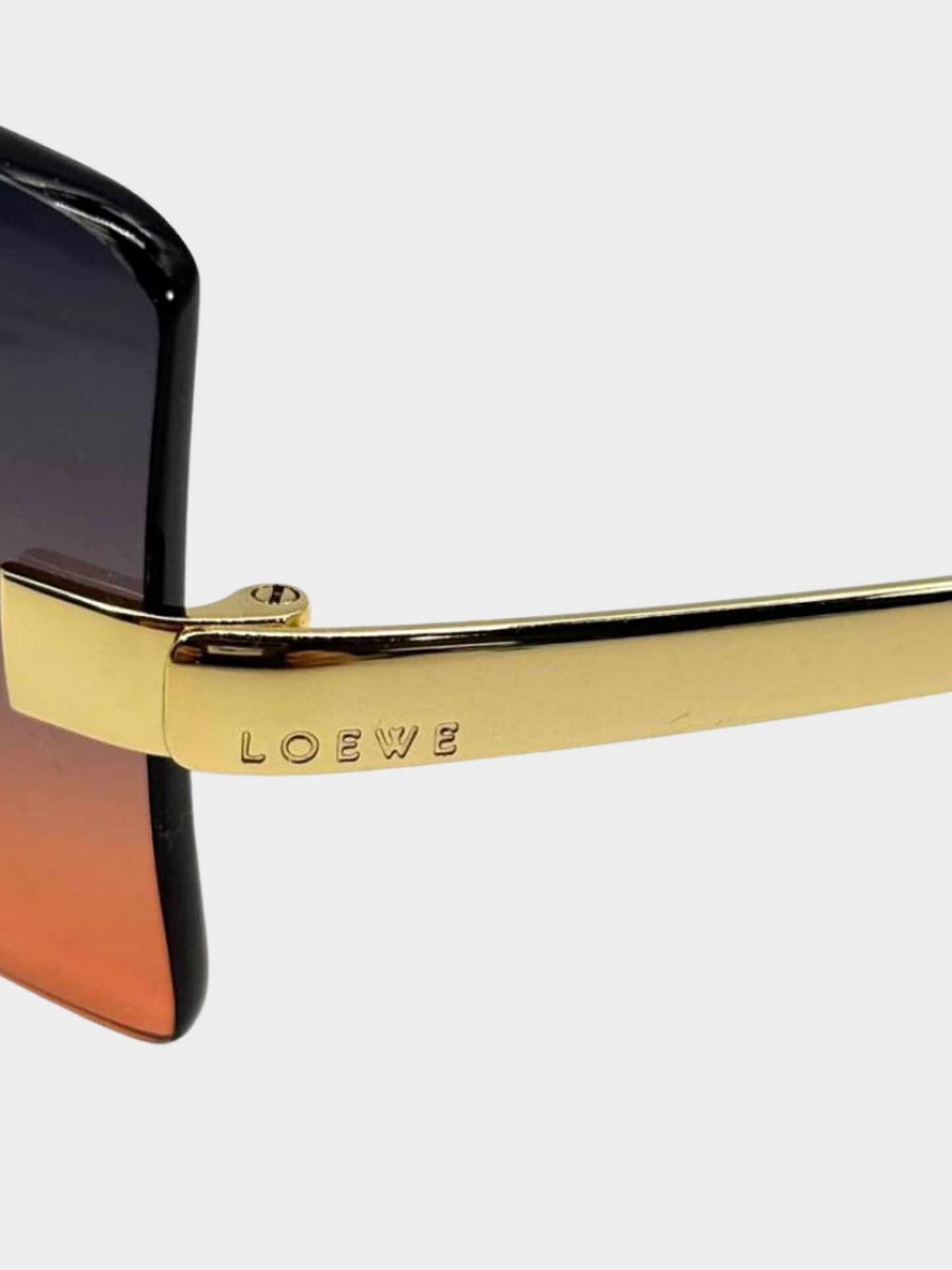 Loewe 2010s Gradient Tinted Frameless Sunglasses