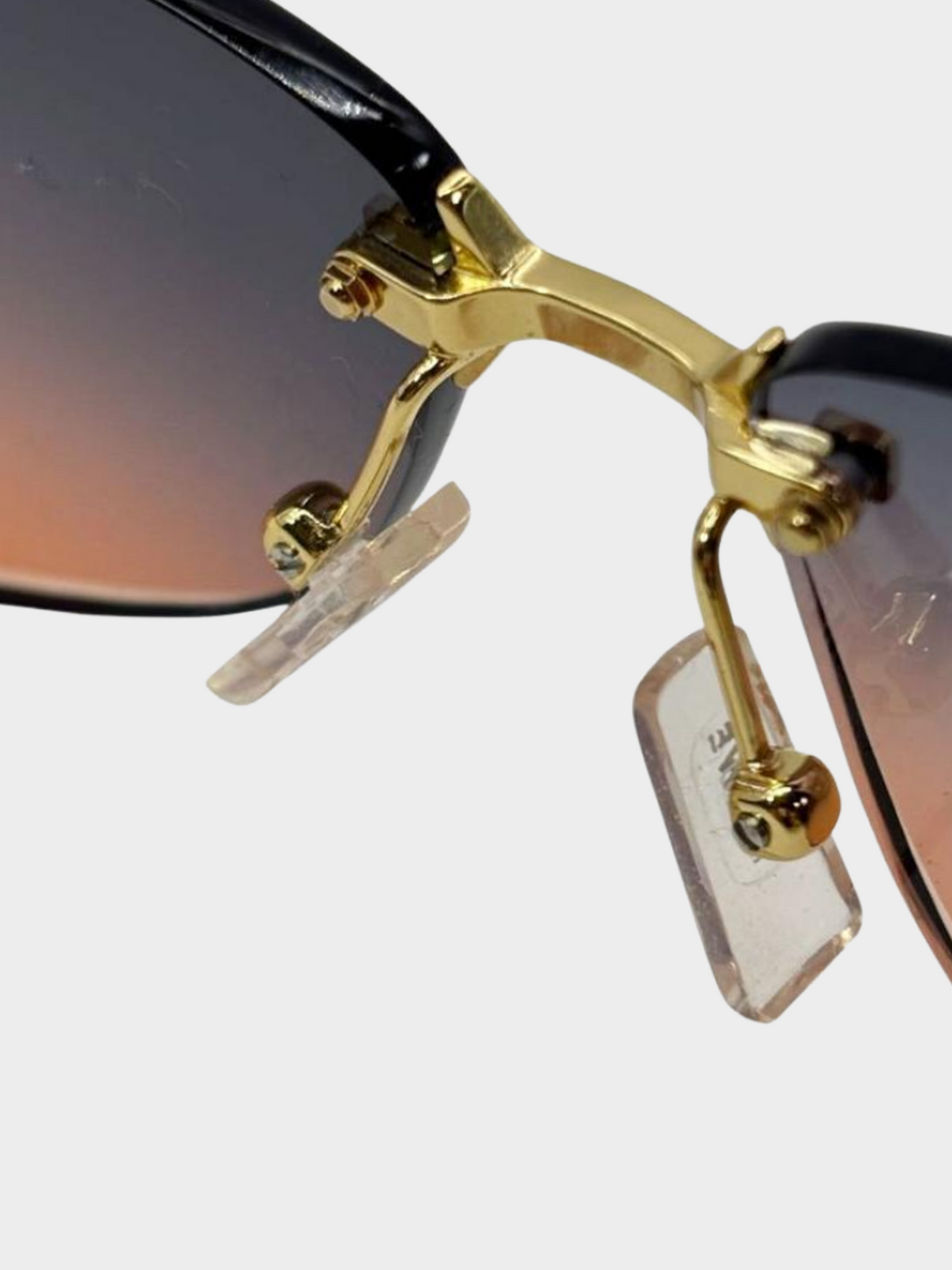 Loewe 2010s Gradient Tinted Frameless Sunglasses