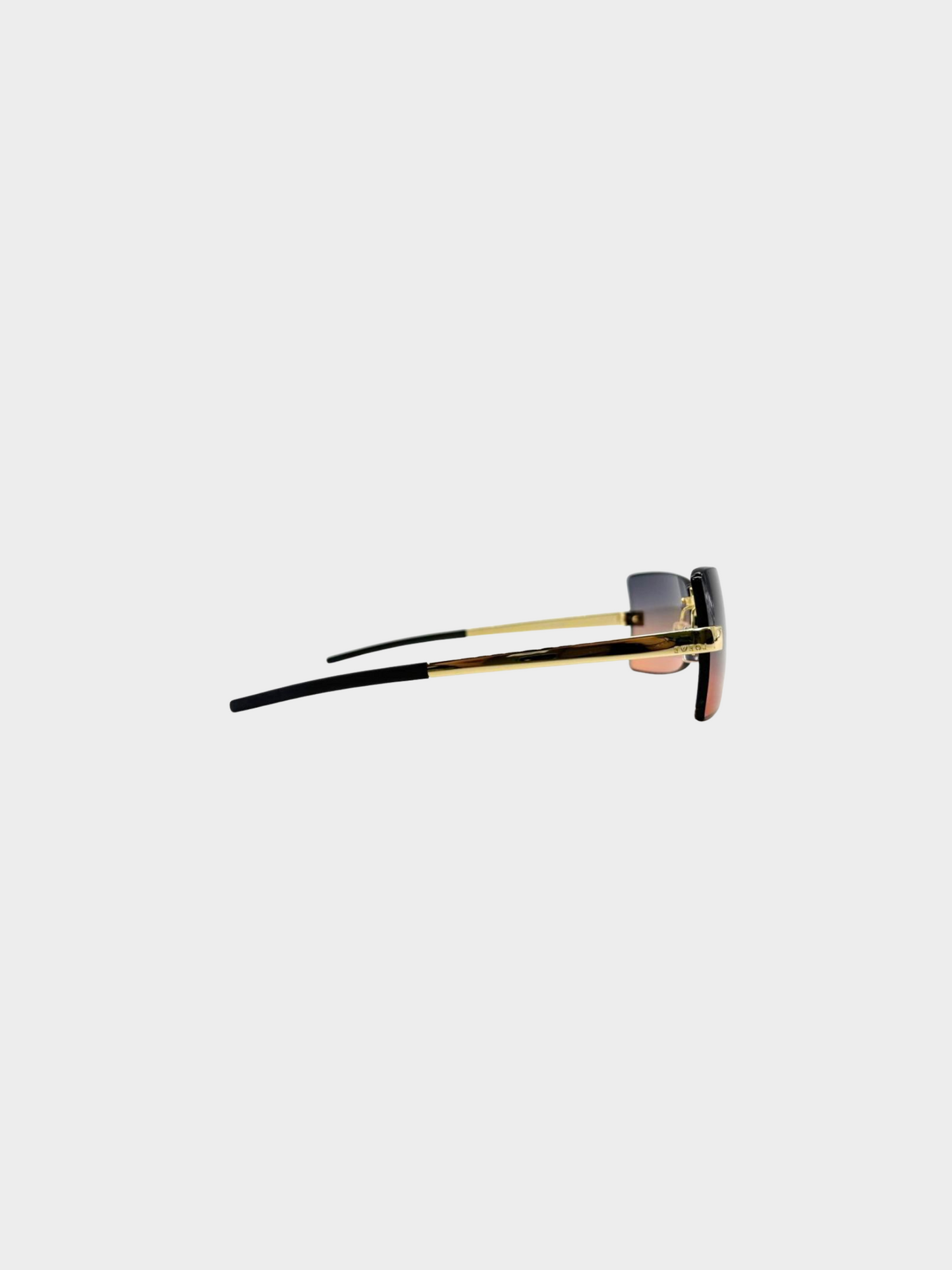 Loewe 2010s Gradient Tinted Frameless Sunglasses
