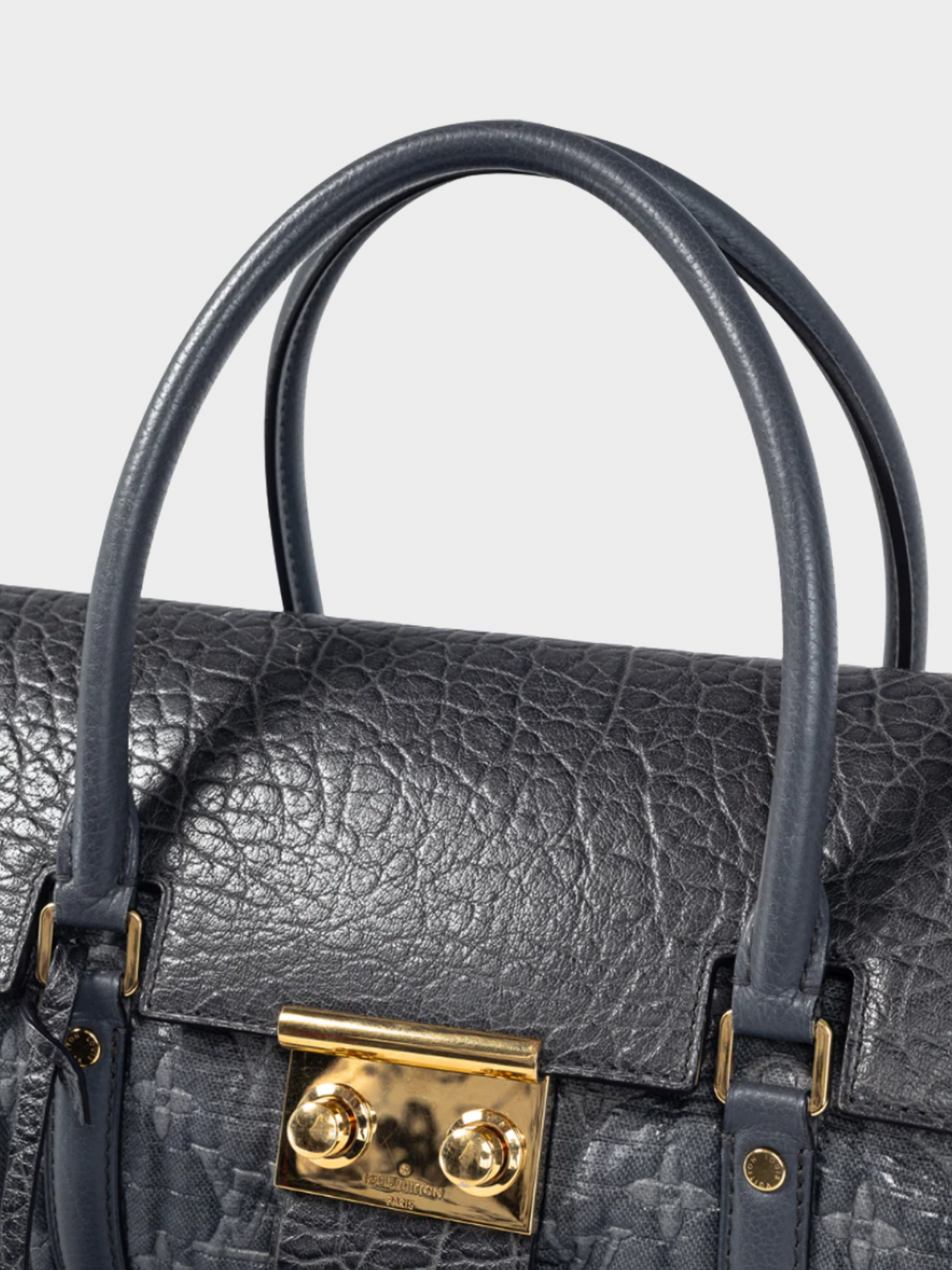 Louis Vuitton AW 2010 Grey Beaute Gris Monogram Volupte Handbag