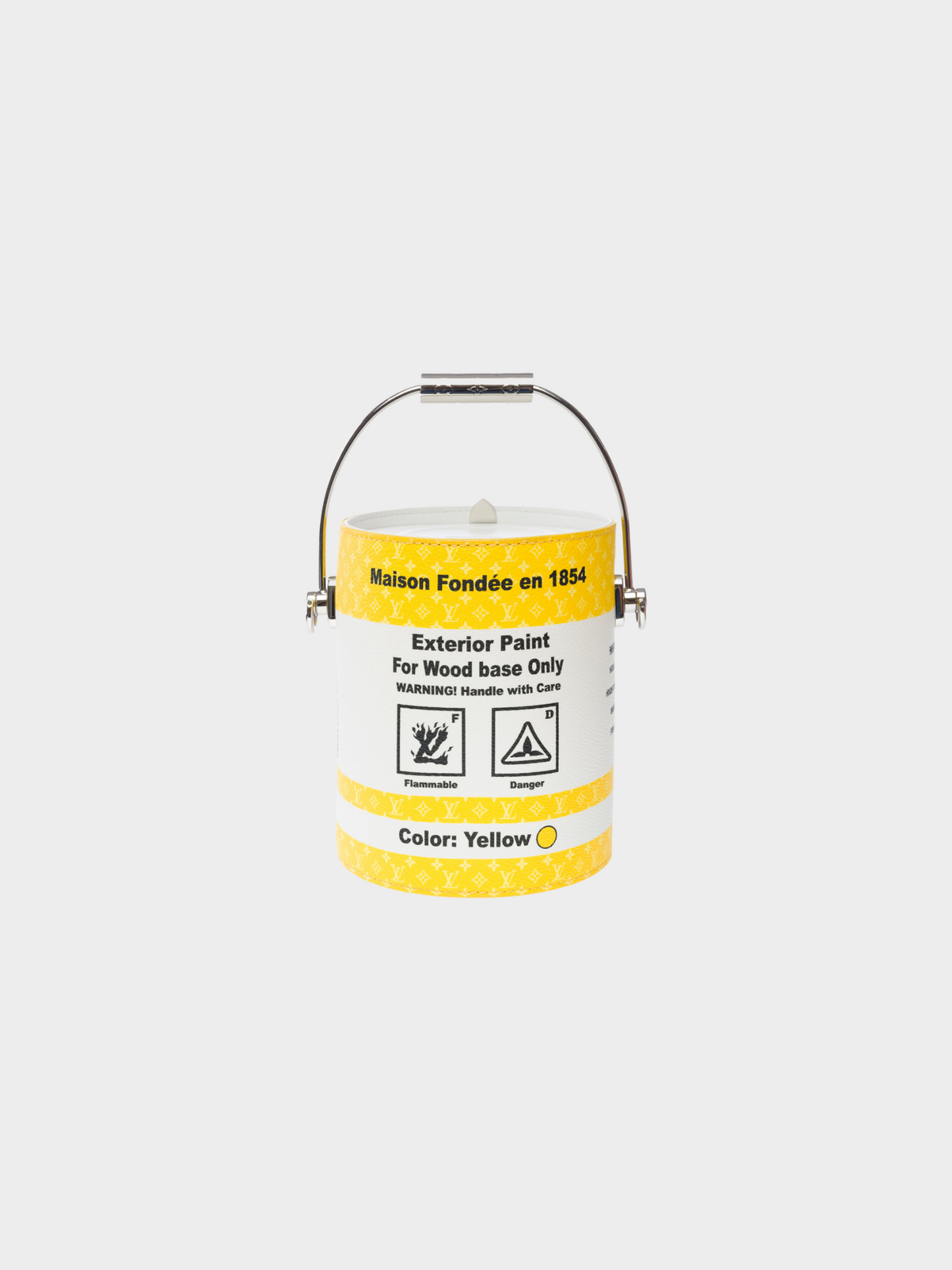 Louis Vuitton by Virgil Abloh FW 2022 Yellow Paint Can Bag
