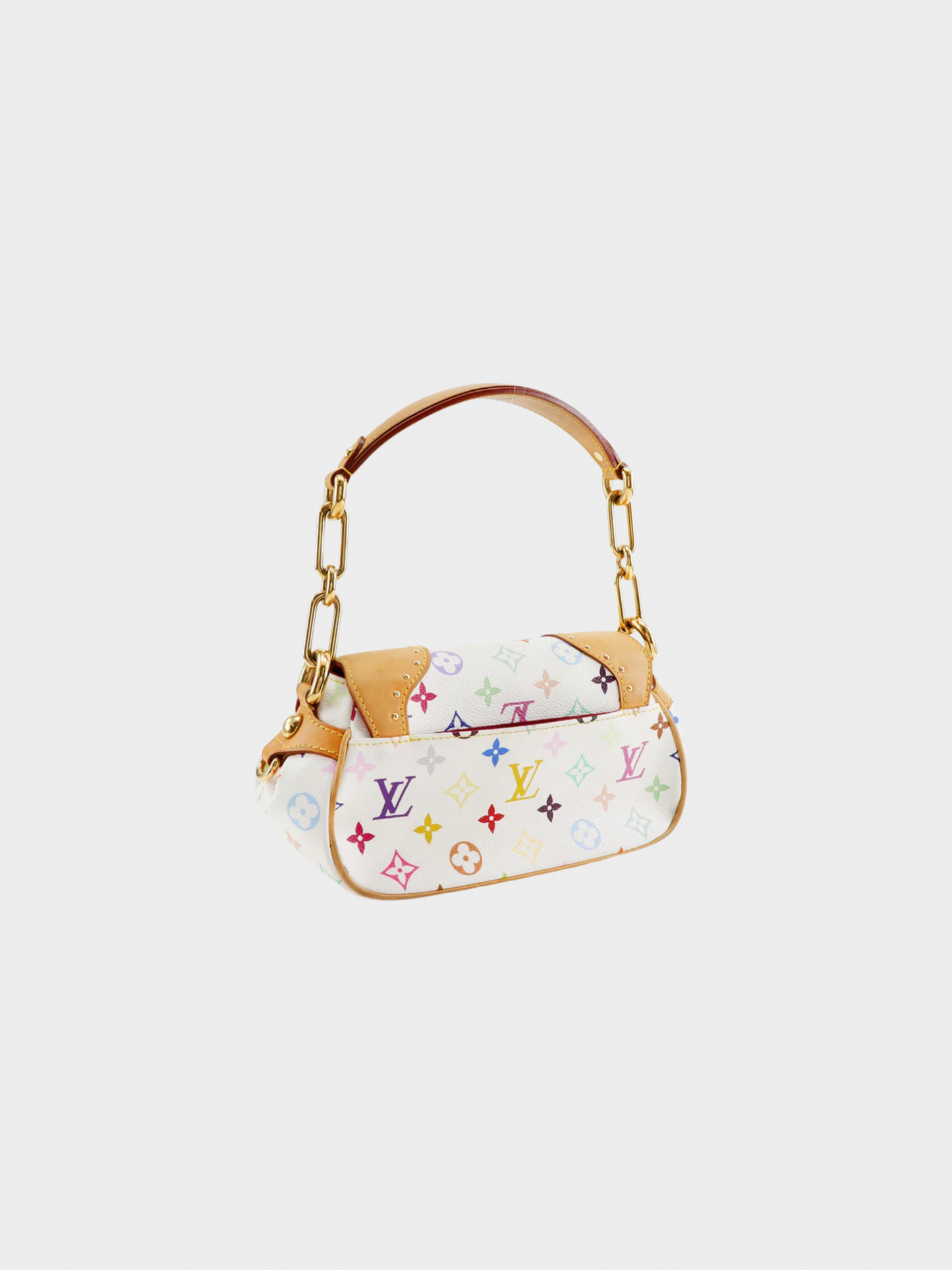 Louis Vuitton 2007 White Monogram Murakami Marilyn PM Bag