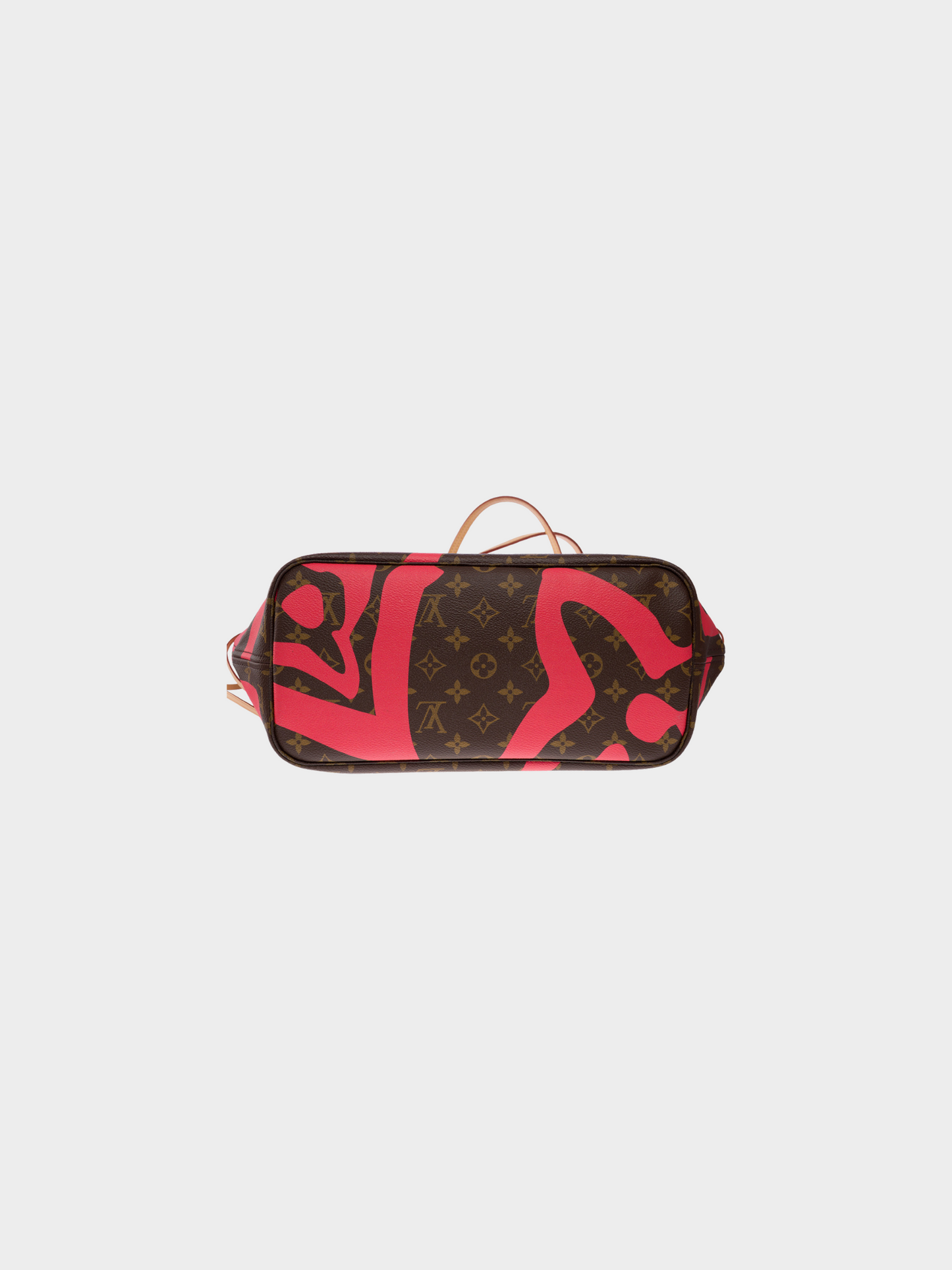 Louis Vuitton 2007  Brown Monogram Canvas Saint Tropez Neverfull MM Tote Bag