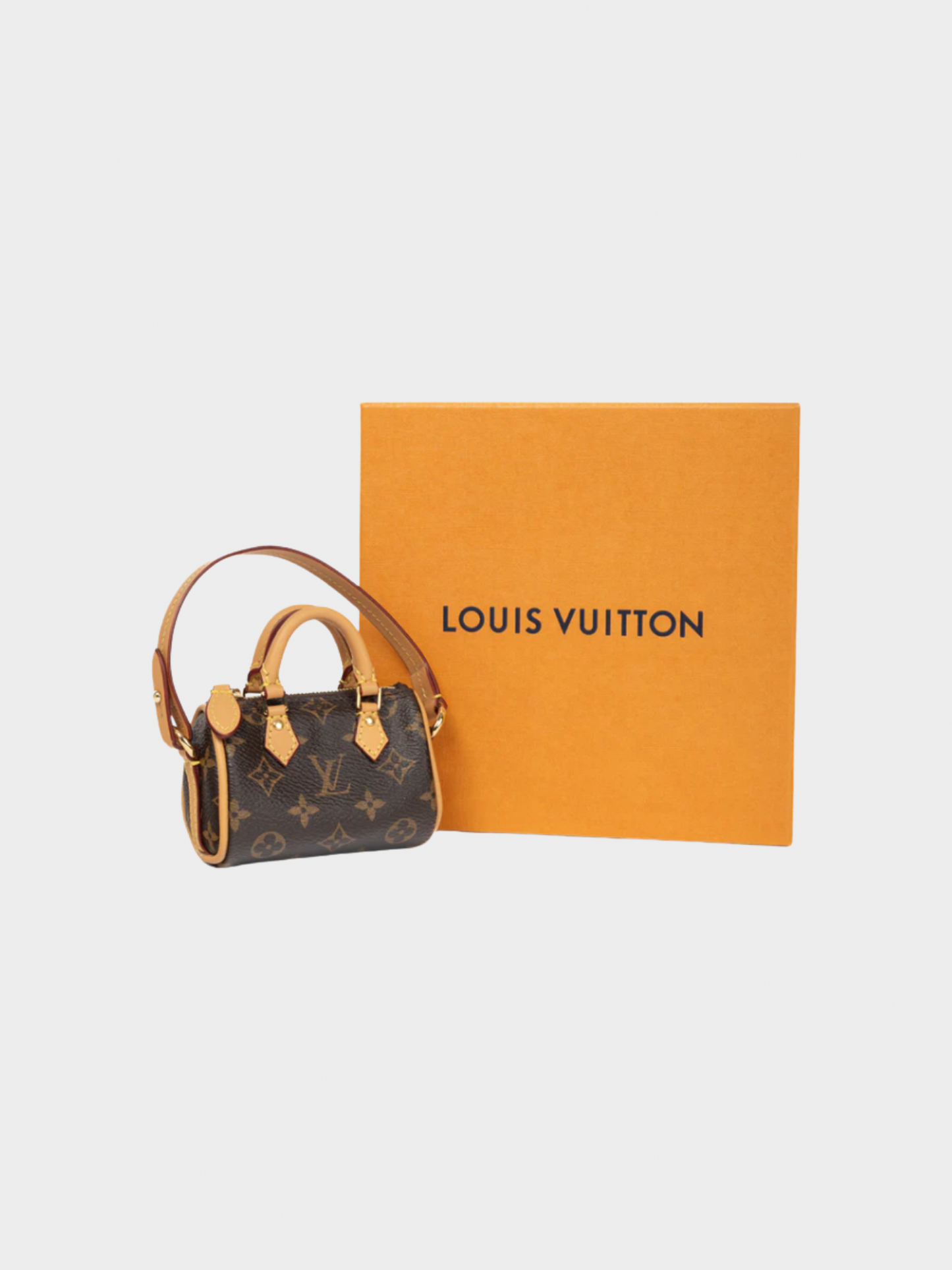 Louis Vuitton 2022 Micro Speedy Monogram Bag Charm