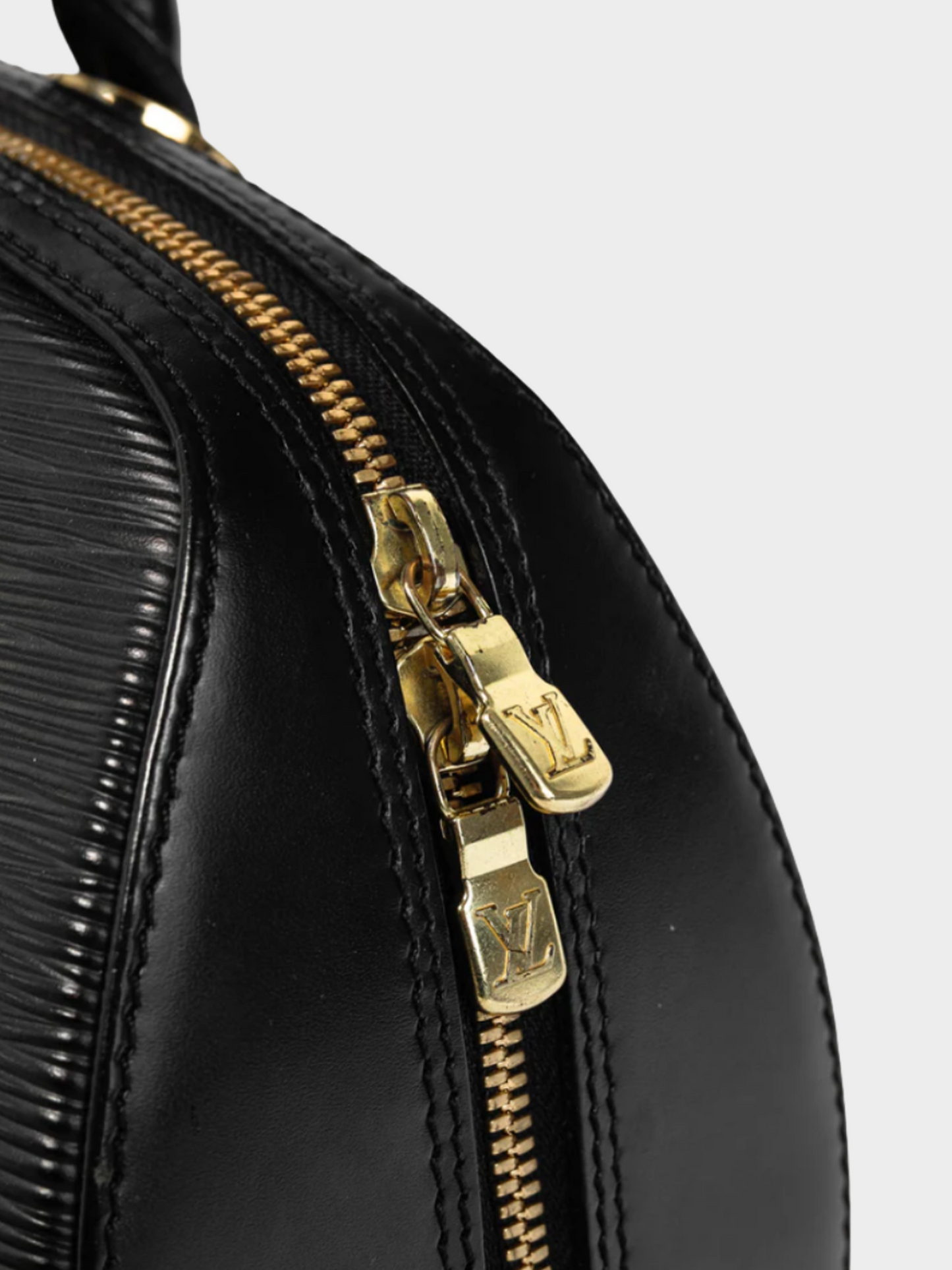 Louis Vuitton 2000s Jasmin Black Epi Leather Top-Handle Bag