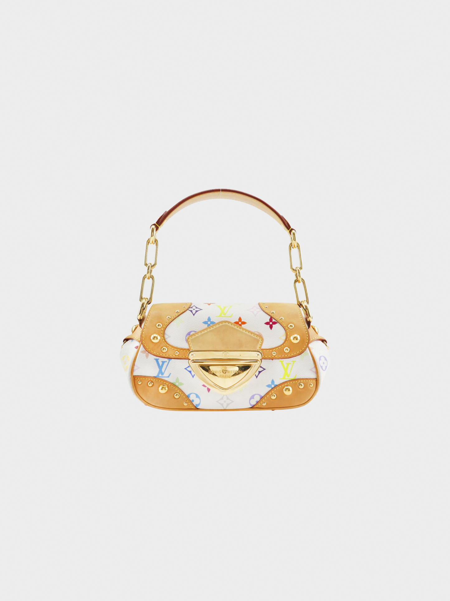 Louis Vuitton 2007 White Monogram Murakami Marilyn PM Bag