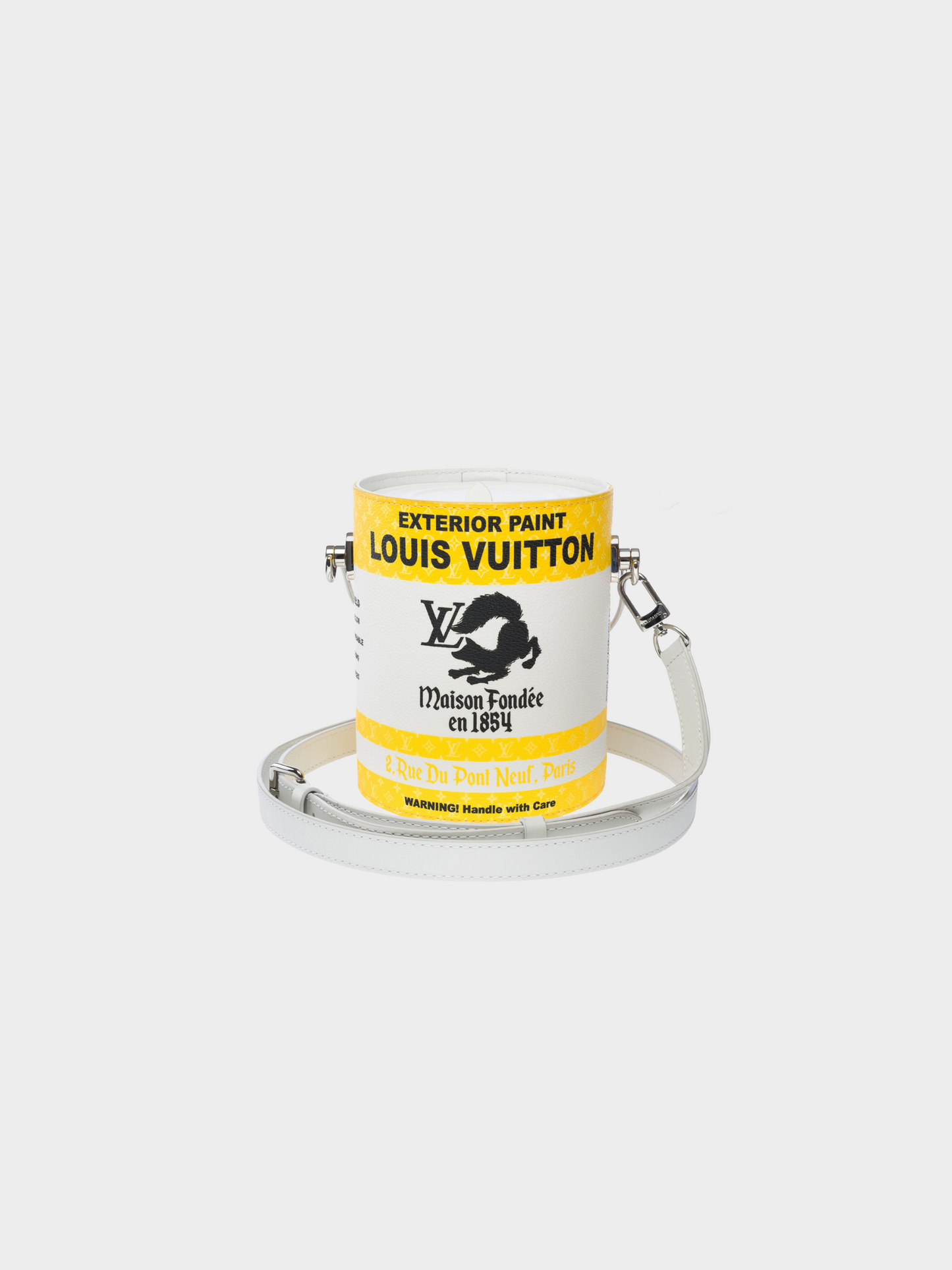Louis Vuitton by Virgil Abloh FW 2022 Yellow Paint Can Bag