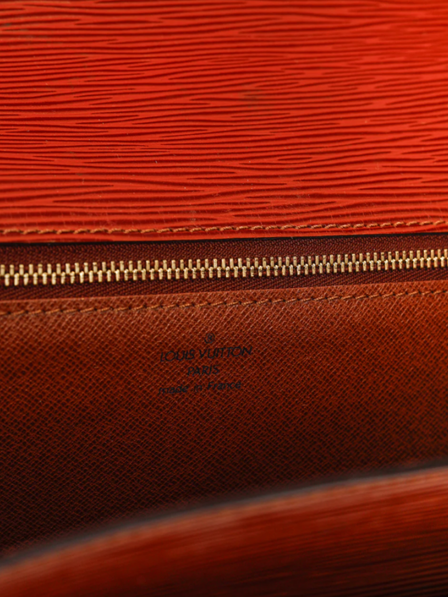 Louis Vuitton 1990s Monceau 28 Rust Brown Epi Leather Convertible Bag