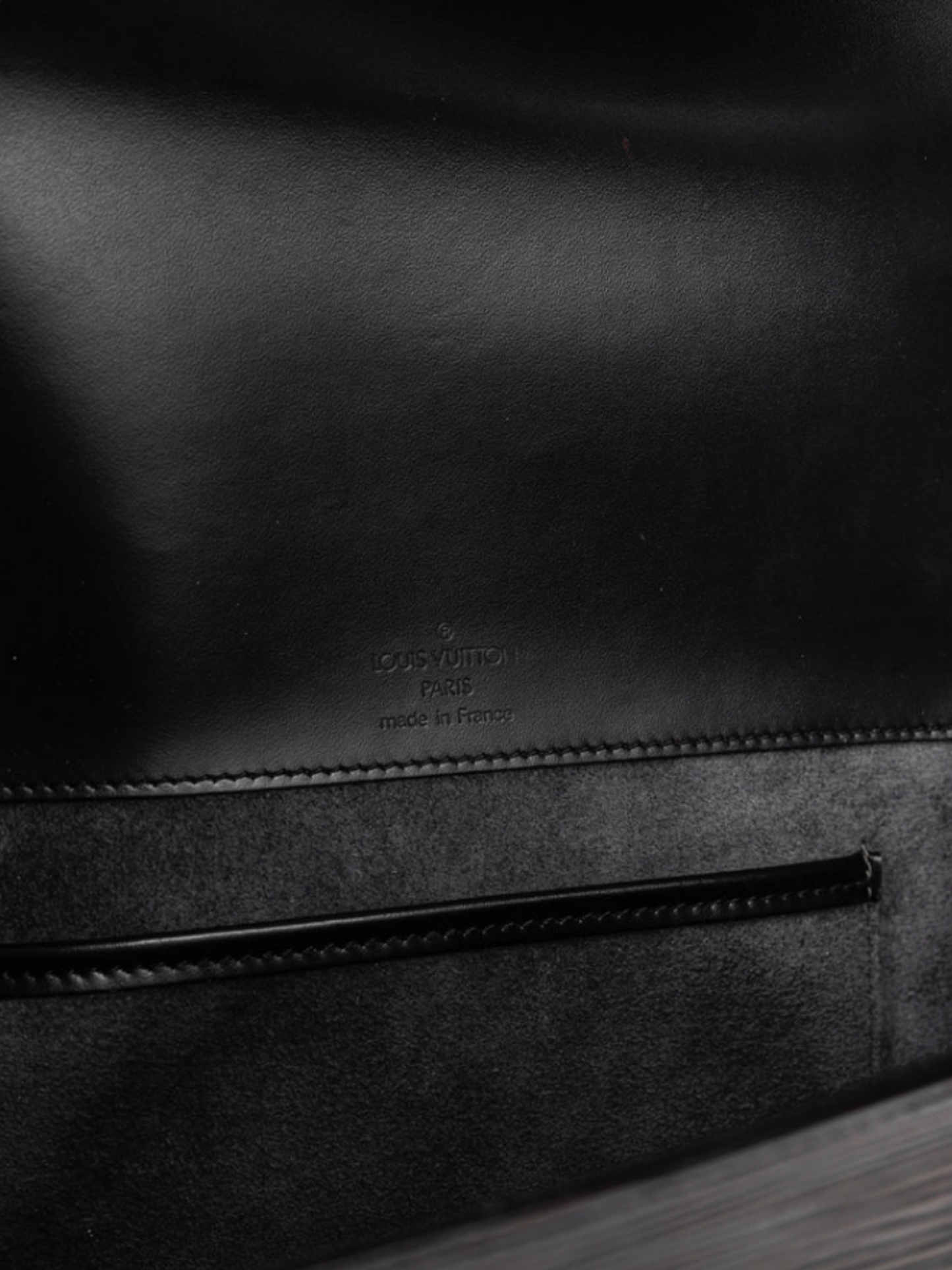 Louis Vuitton 2000s Black Nocturne PM Epi Leather Baguette