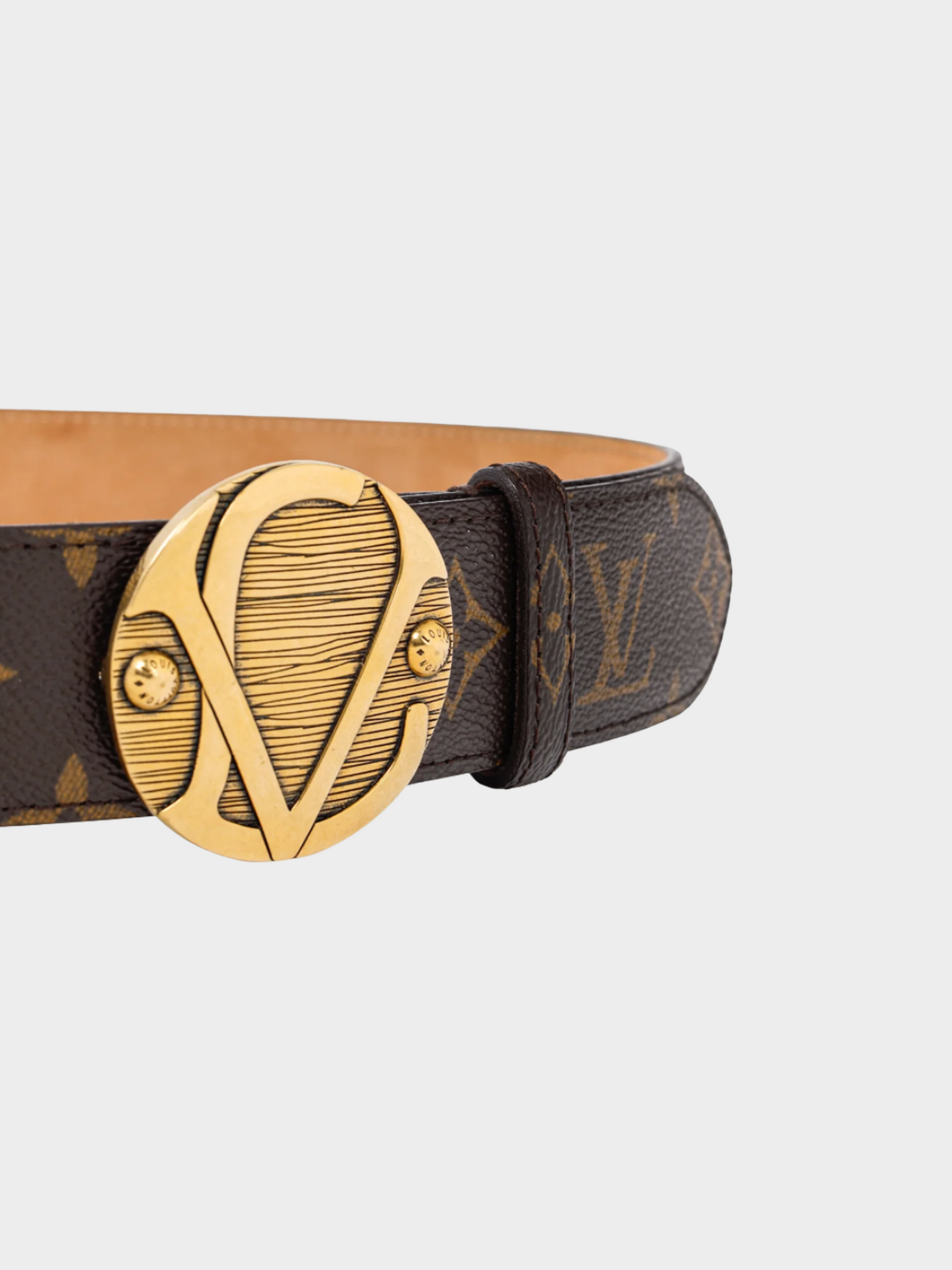 Louis Vuitton 2008 Brown Monogram Canvas Ceinture 1904 Belt