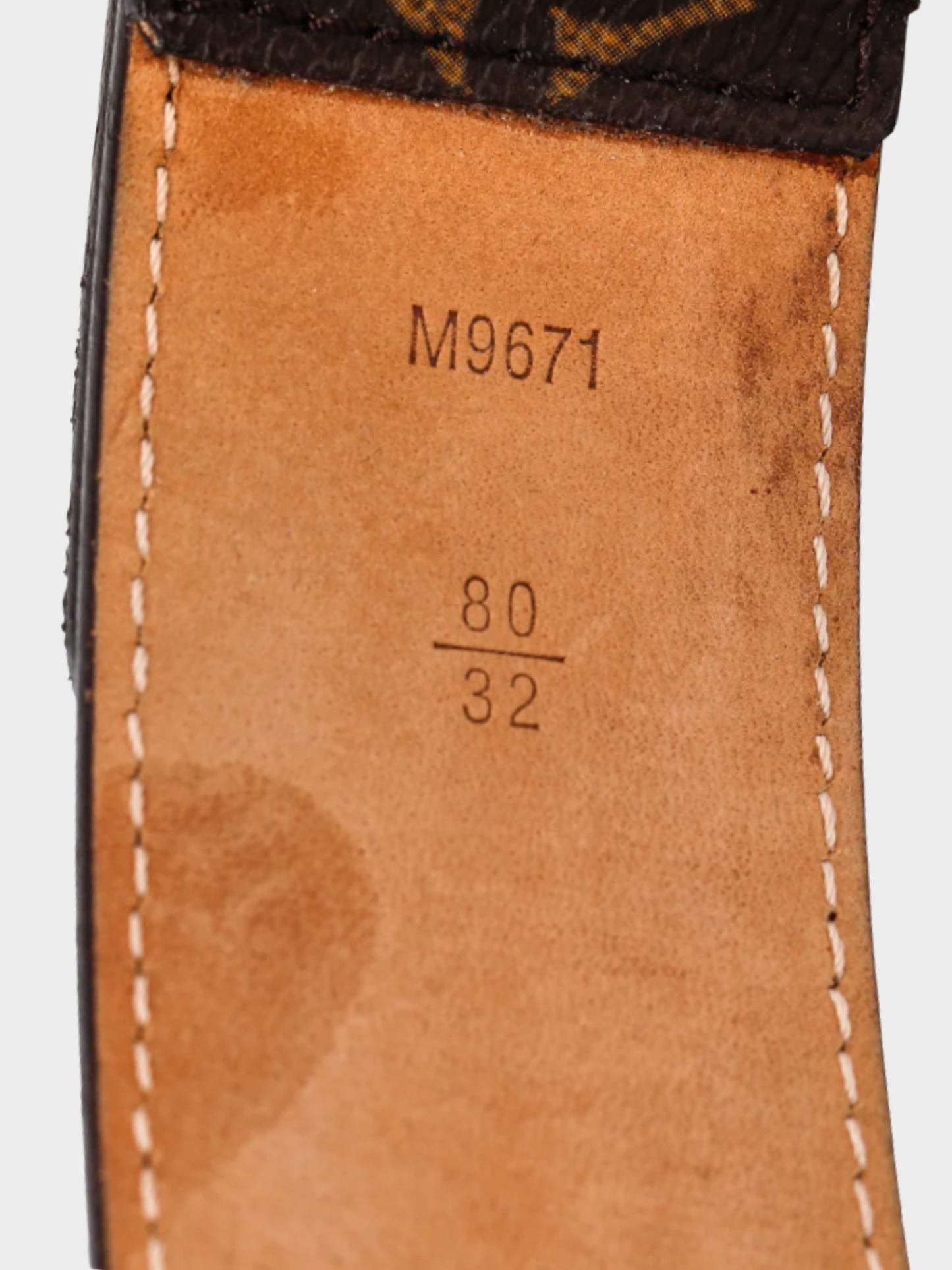 Louis Vuitton 2008 Brown Monogram Canvas Ceinture 1904 Belt