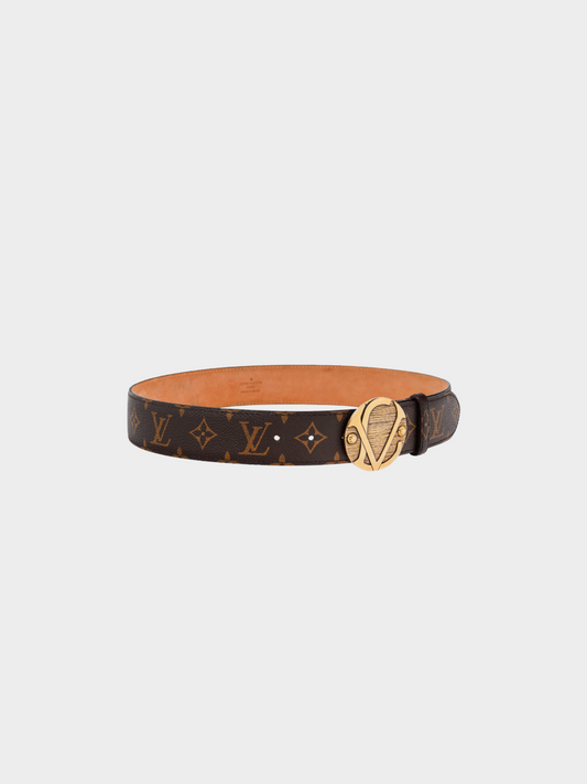Louis Vuitton 2008 Brown Monogram Canvas Ceinture 1904 Belt