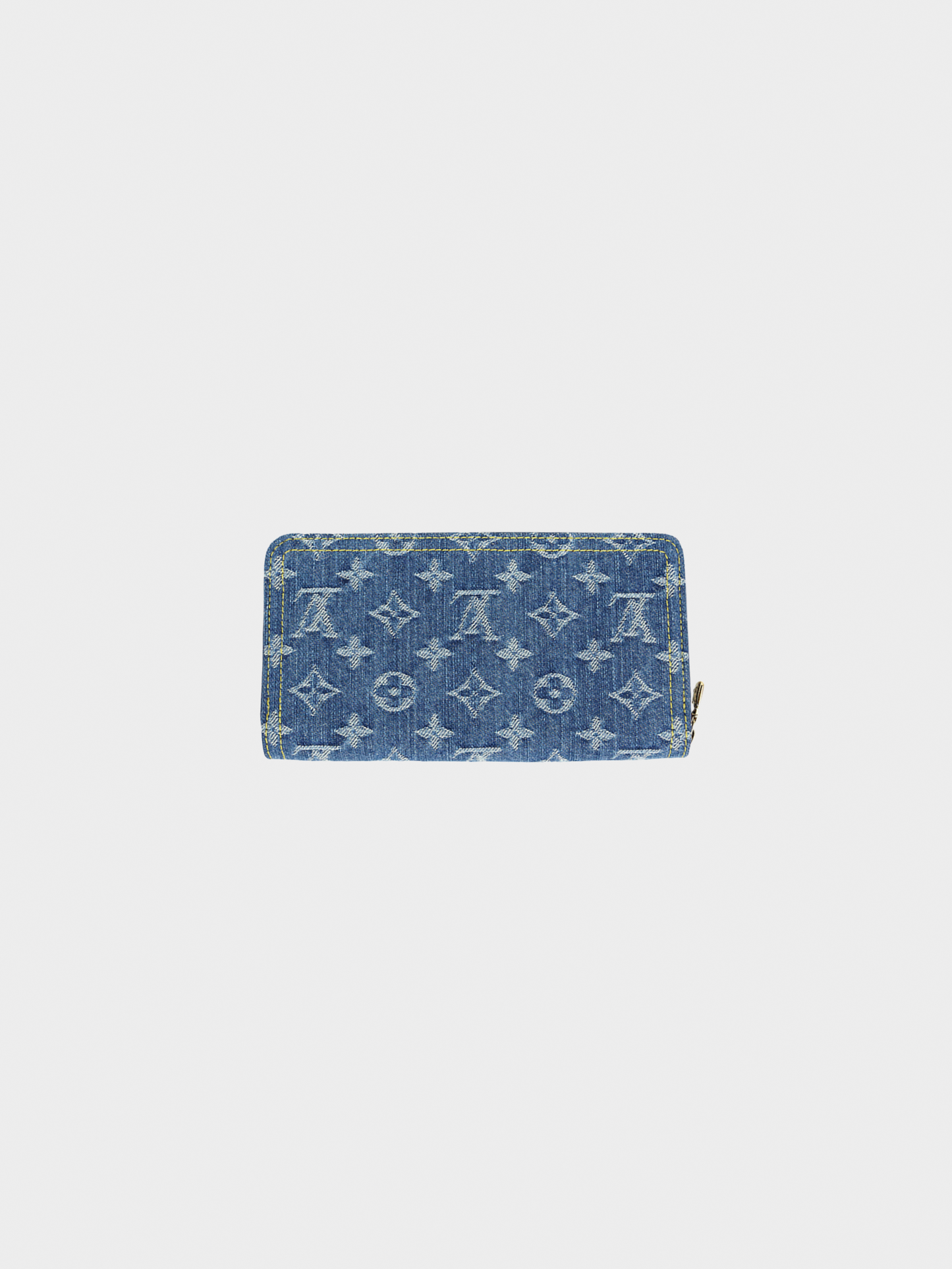 Louis Vuitton x Takashi Murakami 2021 Denim Monogram Cherry Wallet
