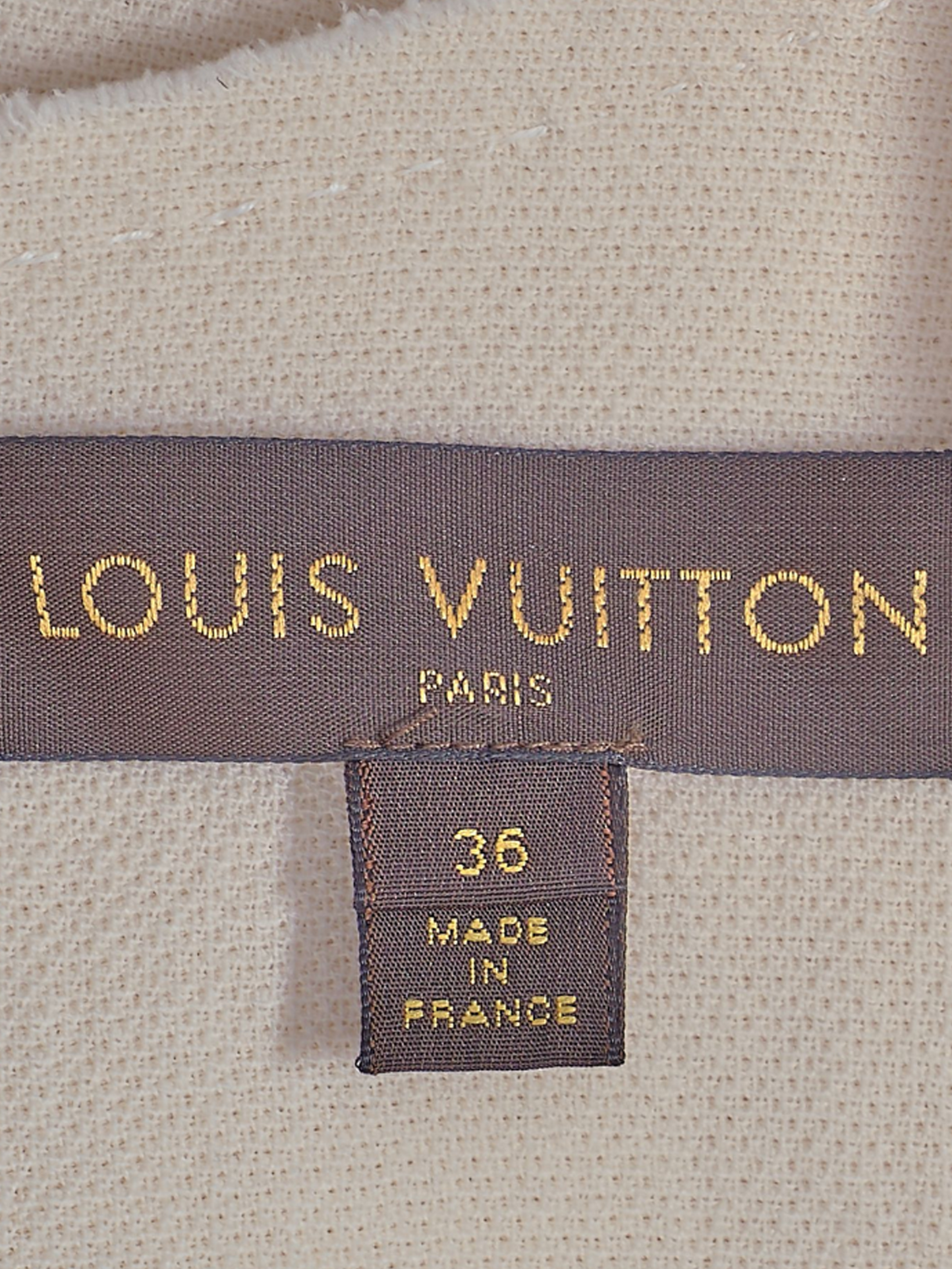 Louis Vuitton by Marc Jacobs 2000s Ivory Fox Fur Trimmed Dress
