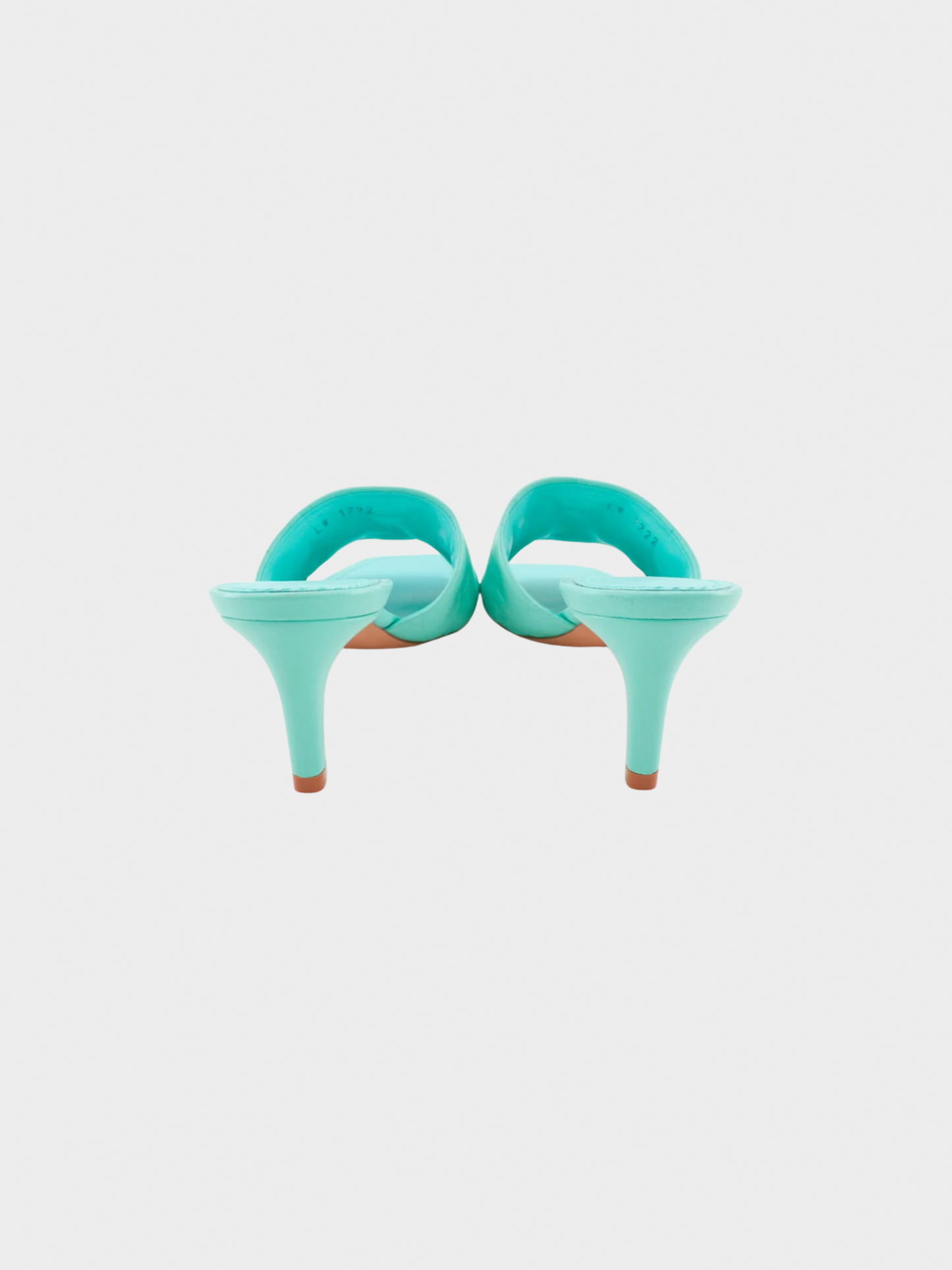 Louis Vuitton 2020s Teal Revival Kitten Mule