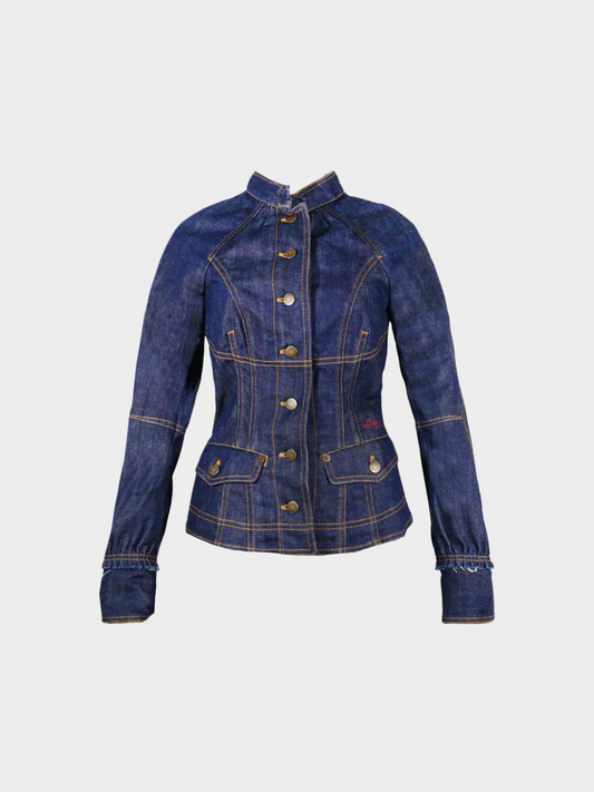 Louis Vuitton 2008 Dark Denim Cotton Jacket