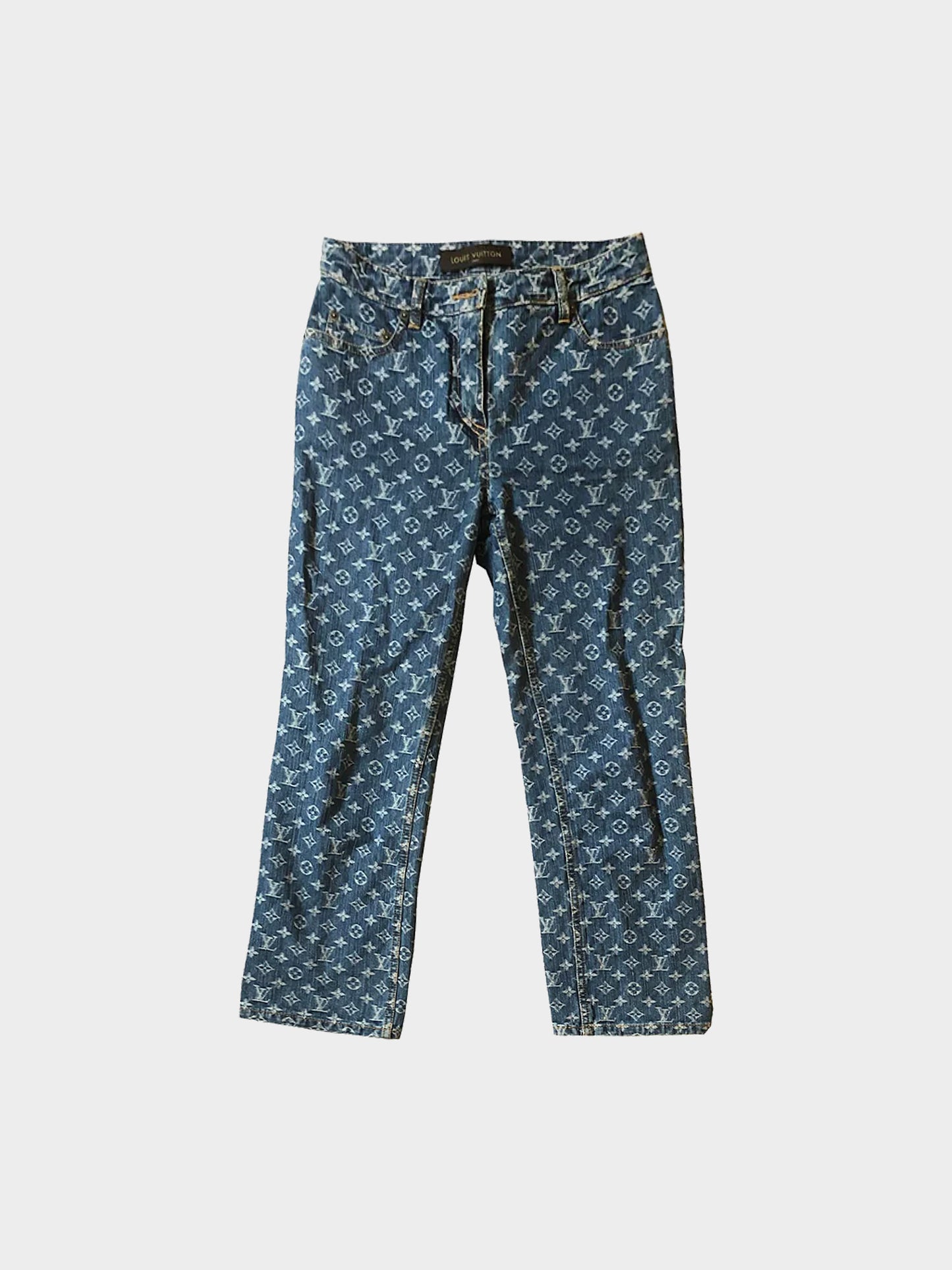 Louis Vuitton 2006 Monogram Denim Jeans