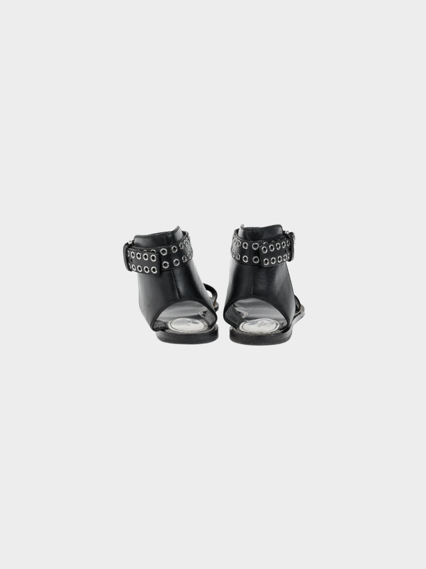 Louis Vuitton 2019 Black Passenger Monogram Calfskin Flat Sandals
