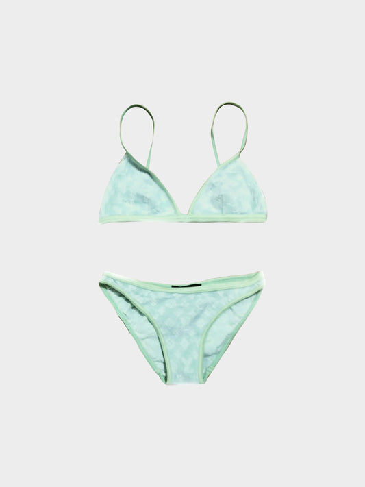 Louis Vuitton 2005 Monogram Terrycloth Seafoam Bikini