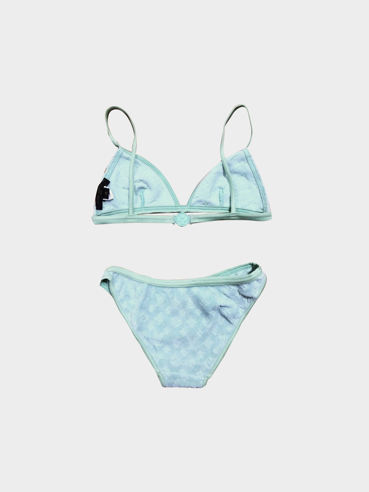 Louis Vuitton 2005 Monogram Terrycloth Seafoam Bikini