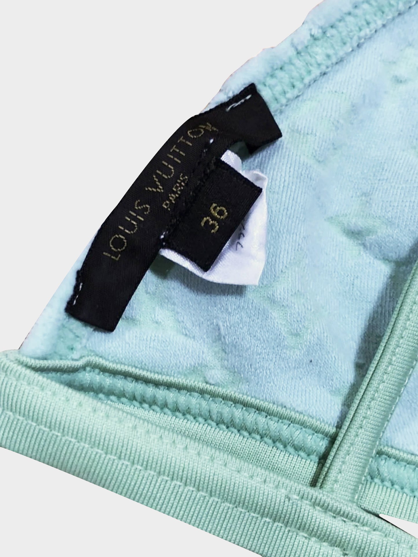 Louis Vuitton 2005 Monogram Terrycloth Seafoam Bikini