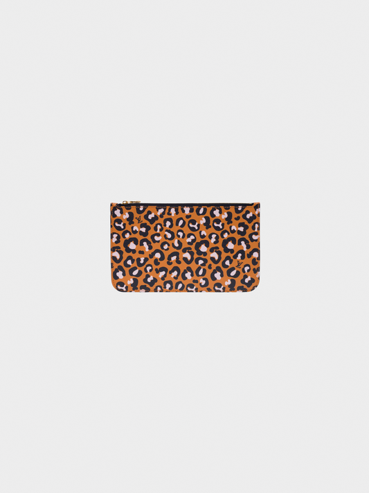 Louis Vuitton Fall 2021 Wild At Heart Leopard Canvas Clutch