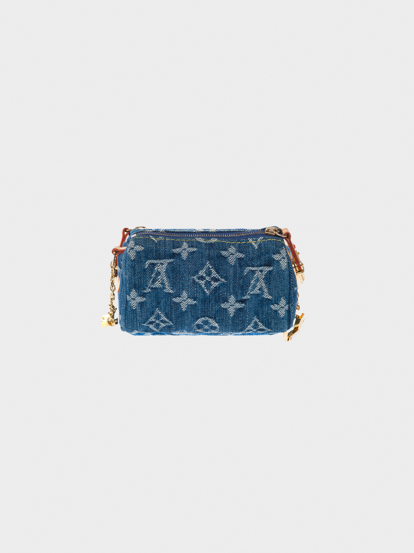 Louis Vuitton SS 2005 Denim Blue Speedy PM Bag Charm