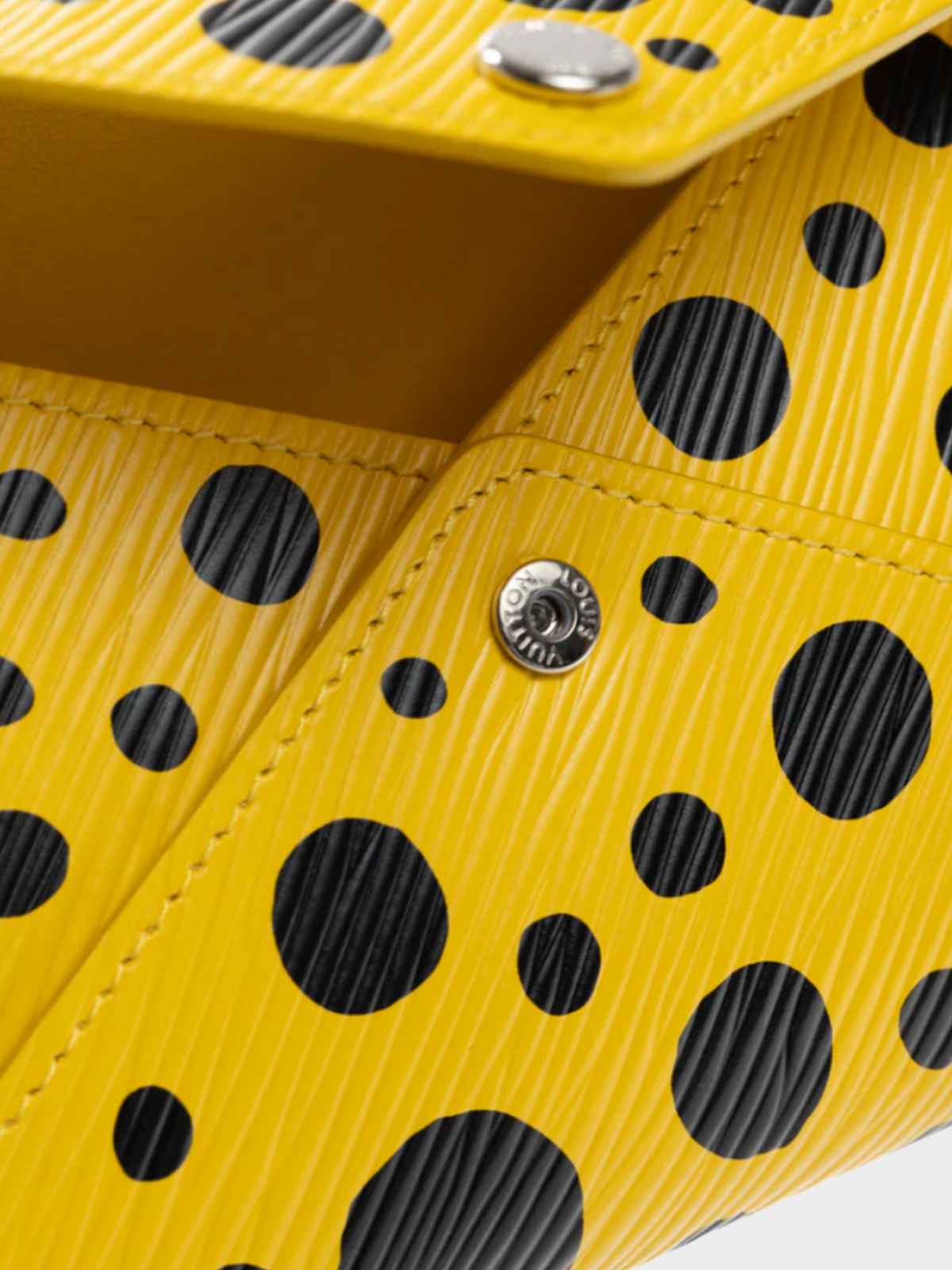 Louis Vuitton x Yayoi Kusama 2023 Kirigami Yellow Epi Dotted Pochette