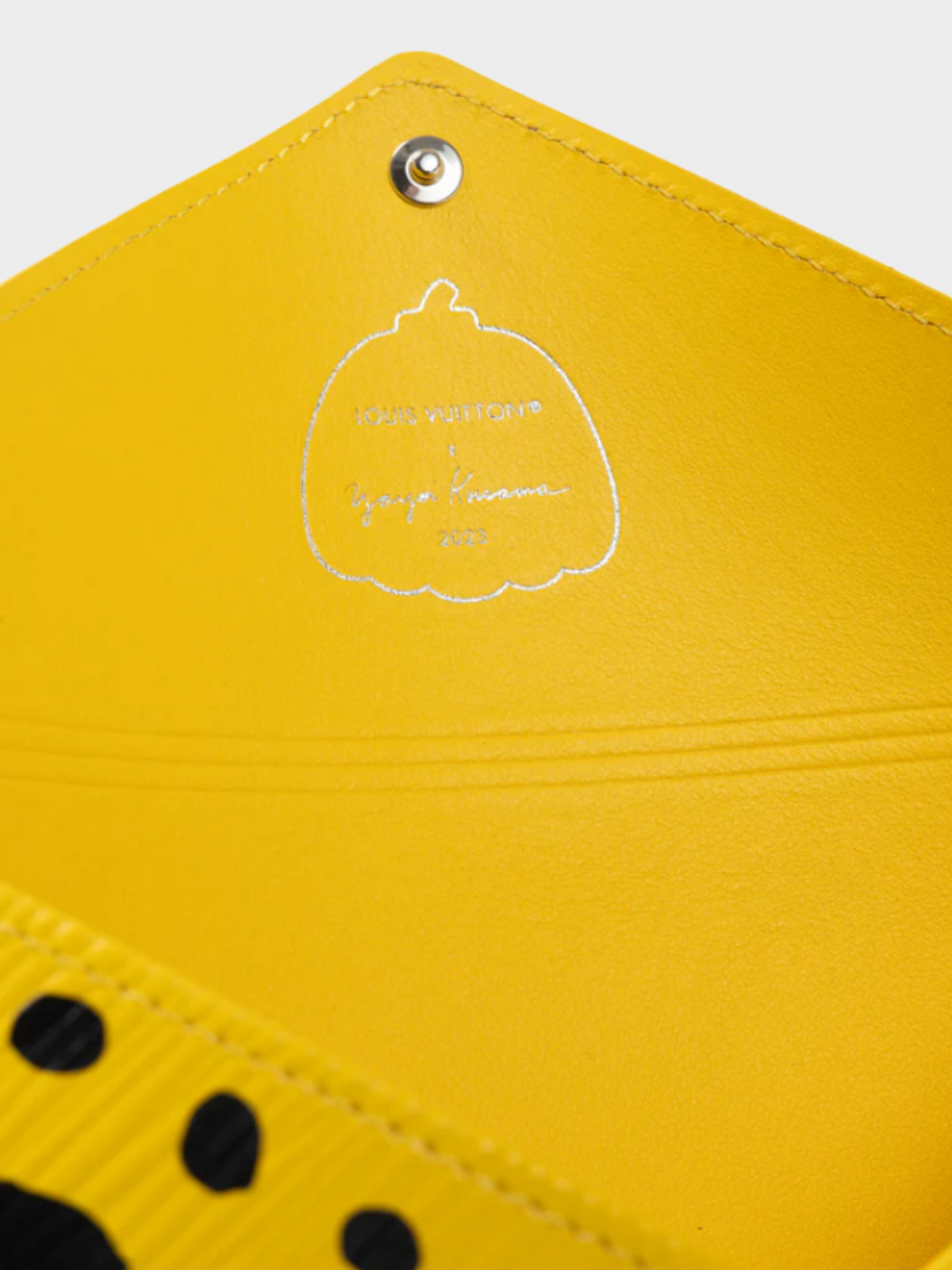 Louis Vuitton x Yayoi Kusama 2023 Kirigami Yellow Epi Dotted Pochette