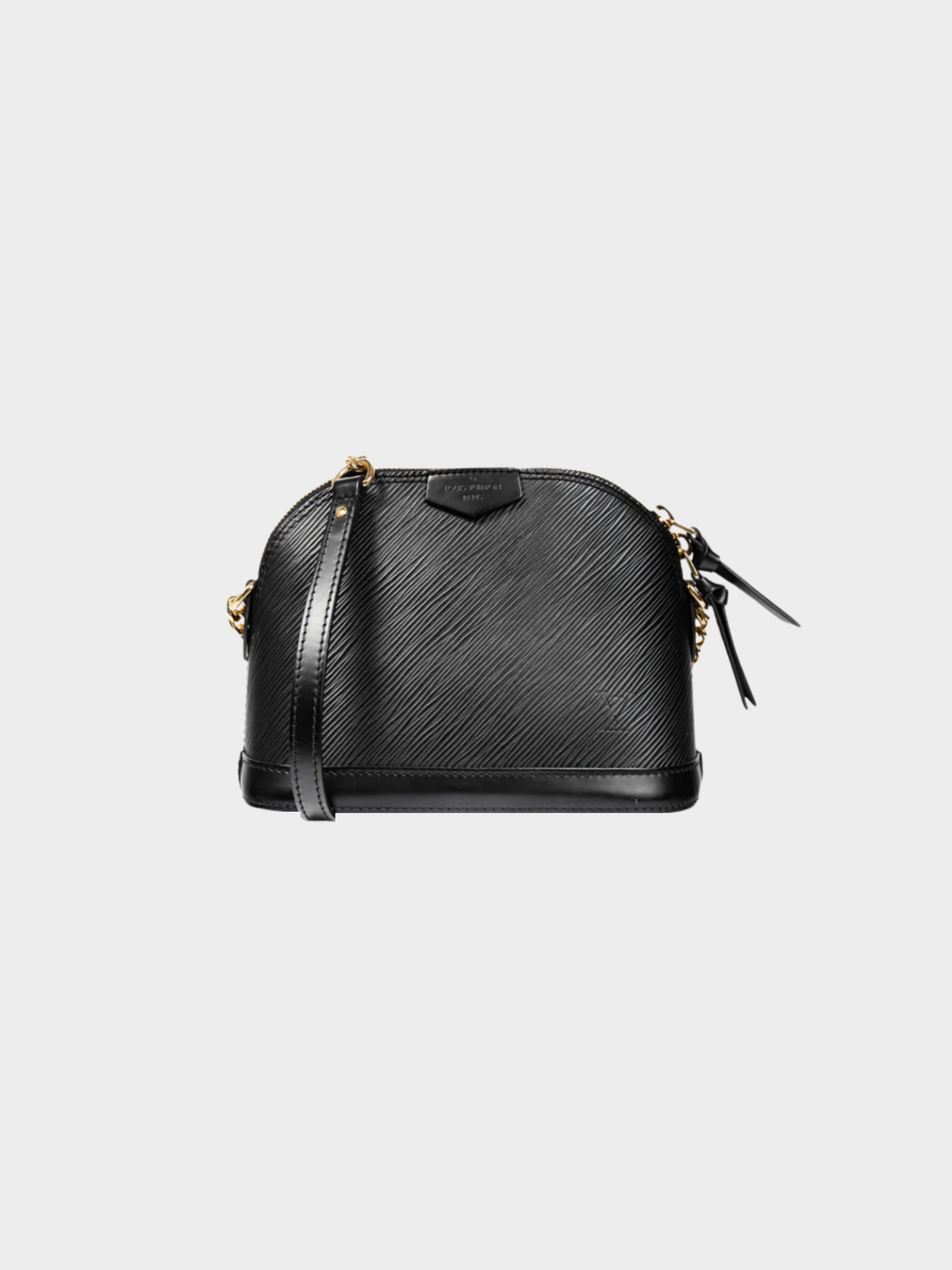 Louis Vuitton 2018 Black Alma Mini Noir Epi Chain-Strap Shoulder Bag