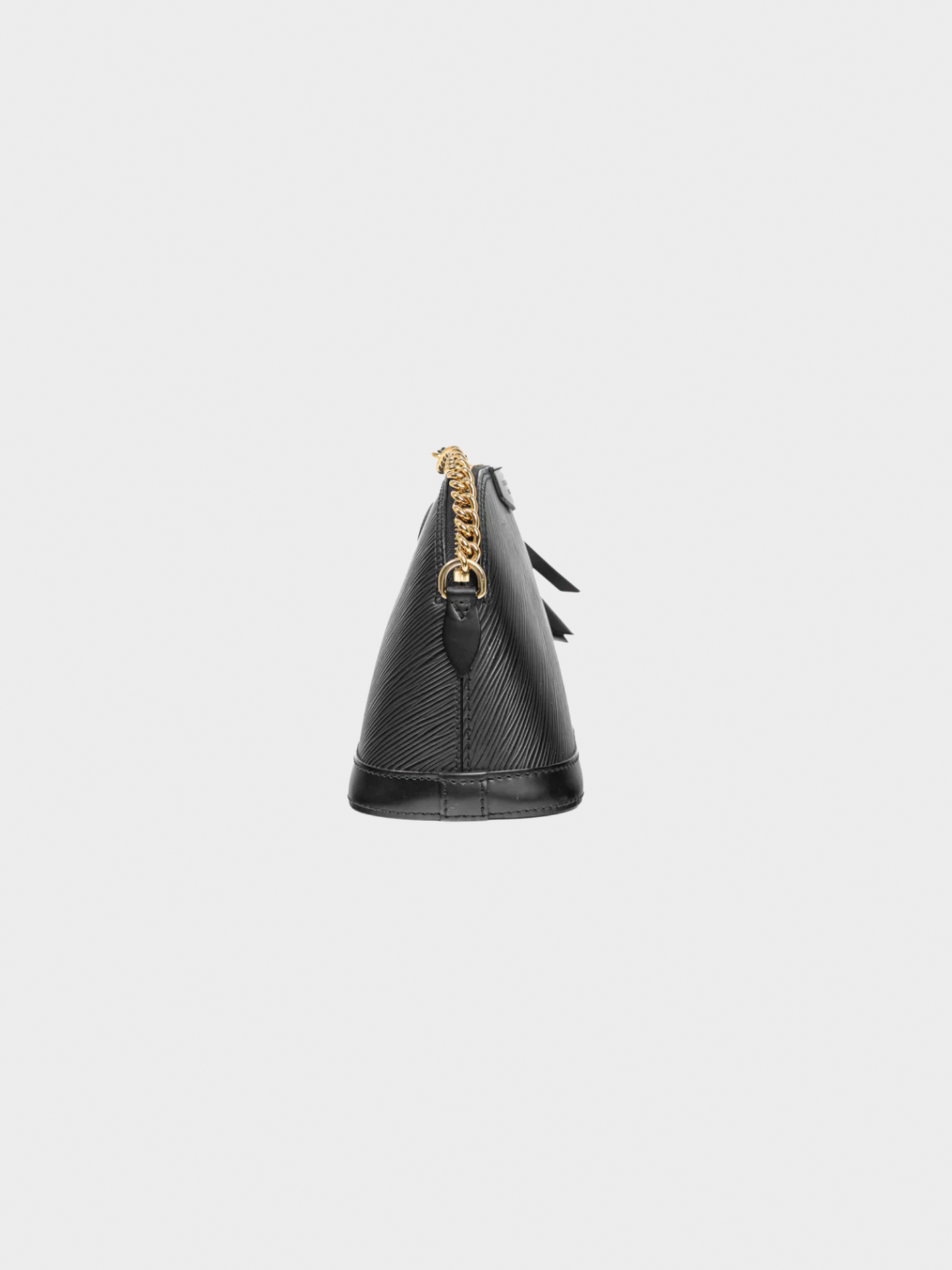 Louis Vuitton 2018 Black Alma Mini Noir Epi Chain-Strap Shoulder Bag