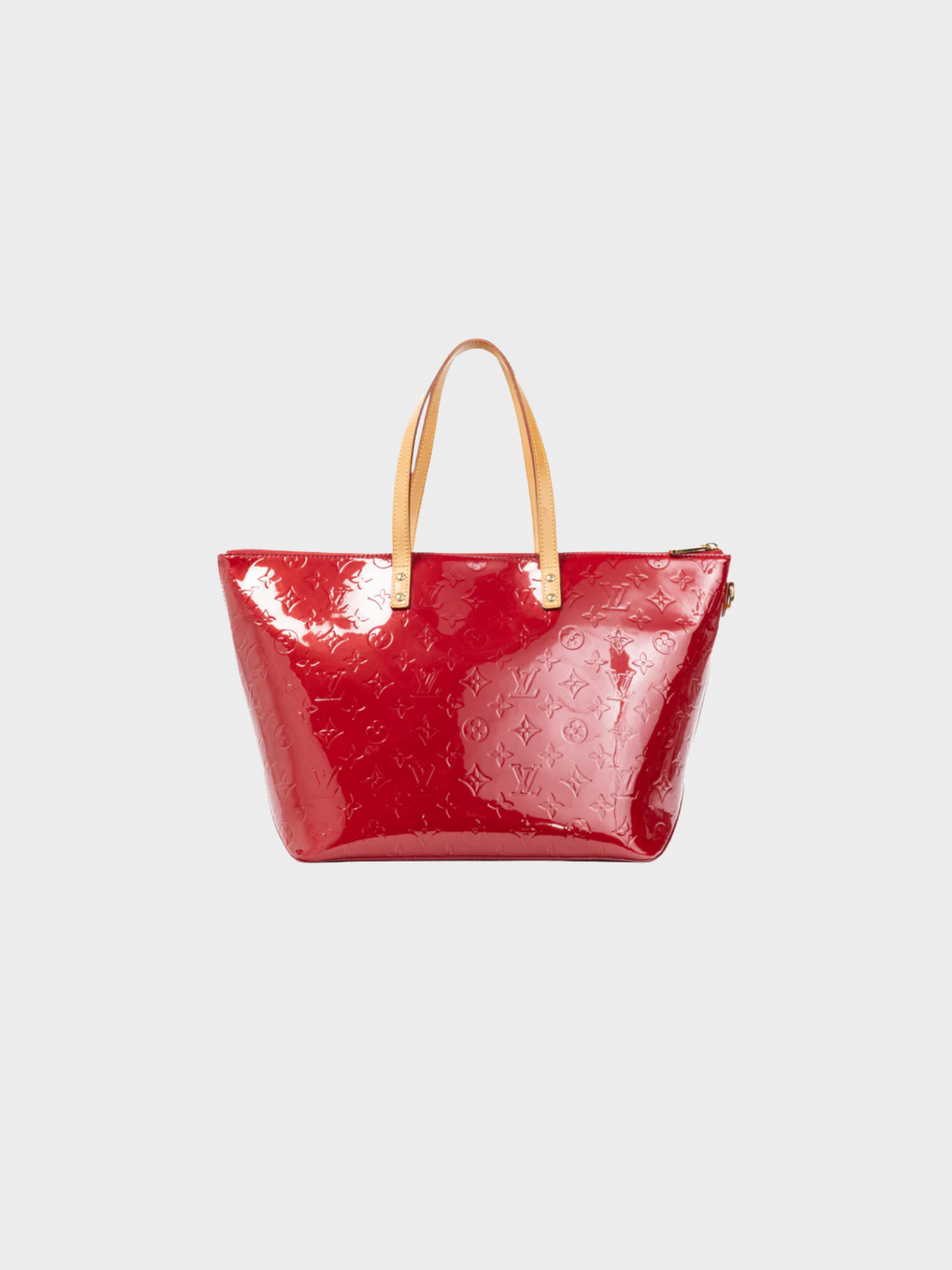 Louis Vuitton 2008 Bellevue GM Pomme D'Amour Monogram Vernis Leather Tote