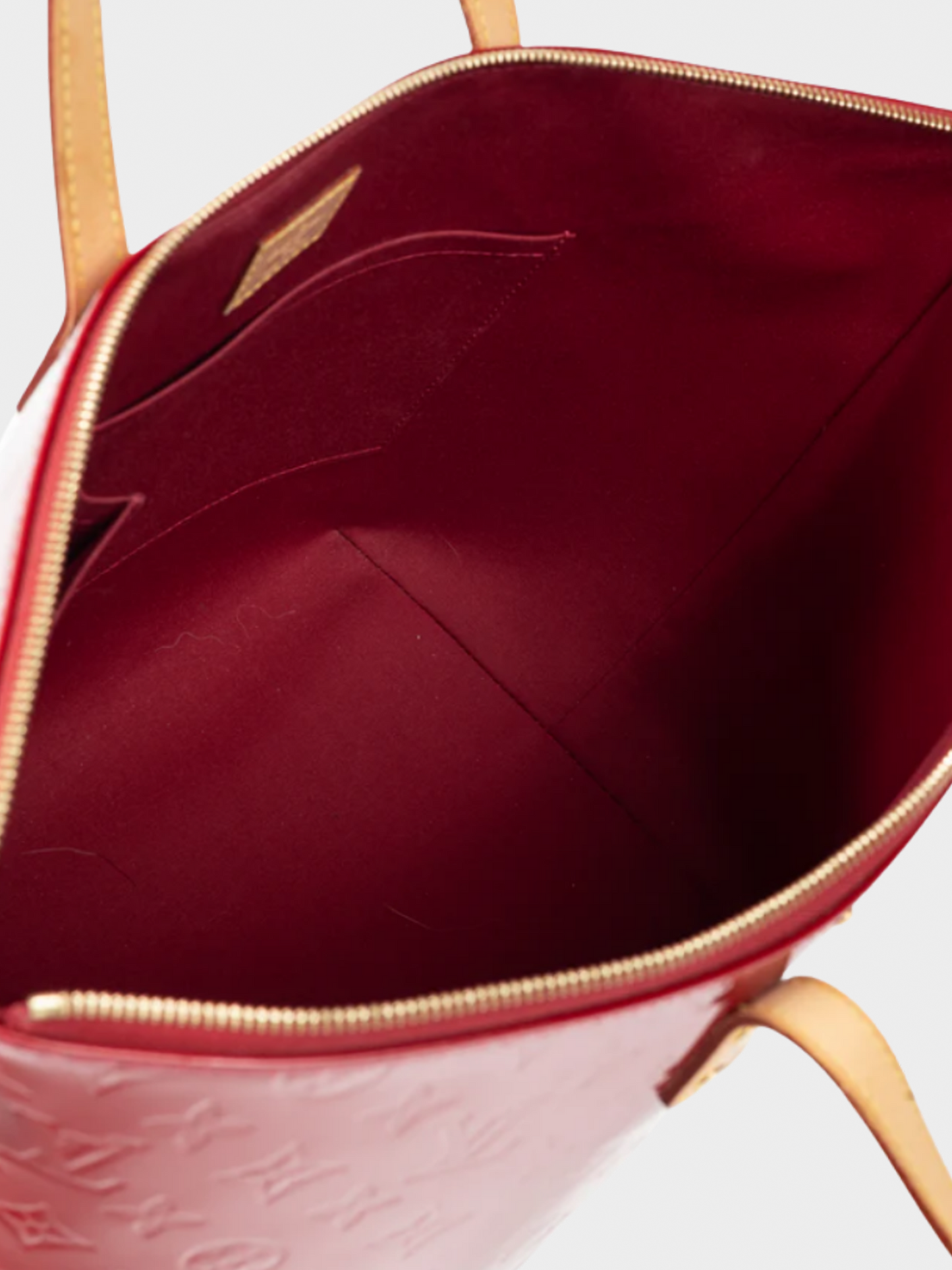 Louis Vuitton 2008 Bellevue GM Pomme D'Amour Monogram Vernis Leather Tote