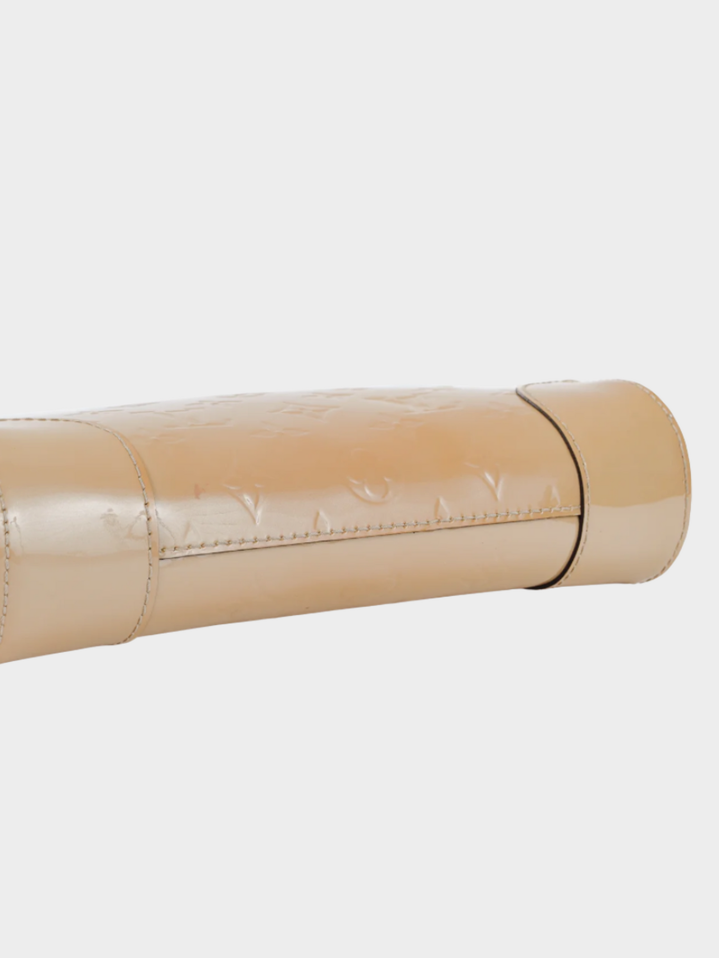 Louis Vuitton 2015 Santa Monica Beige Monogram Vernis Leather Clutch