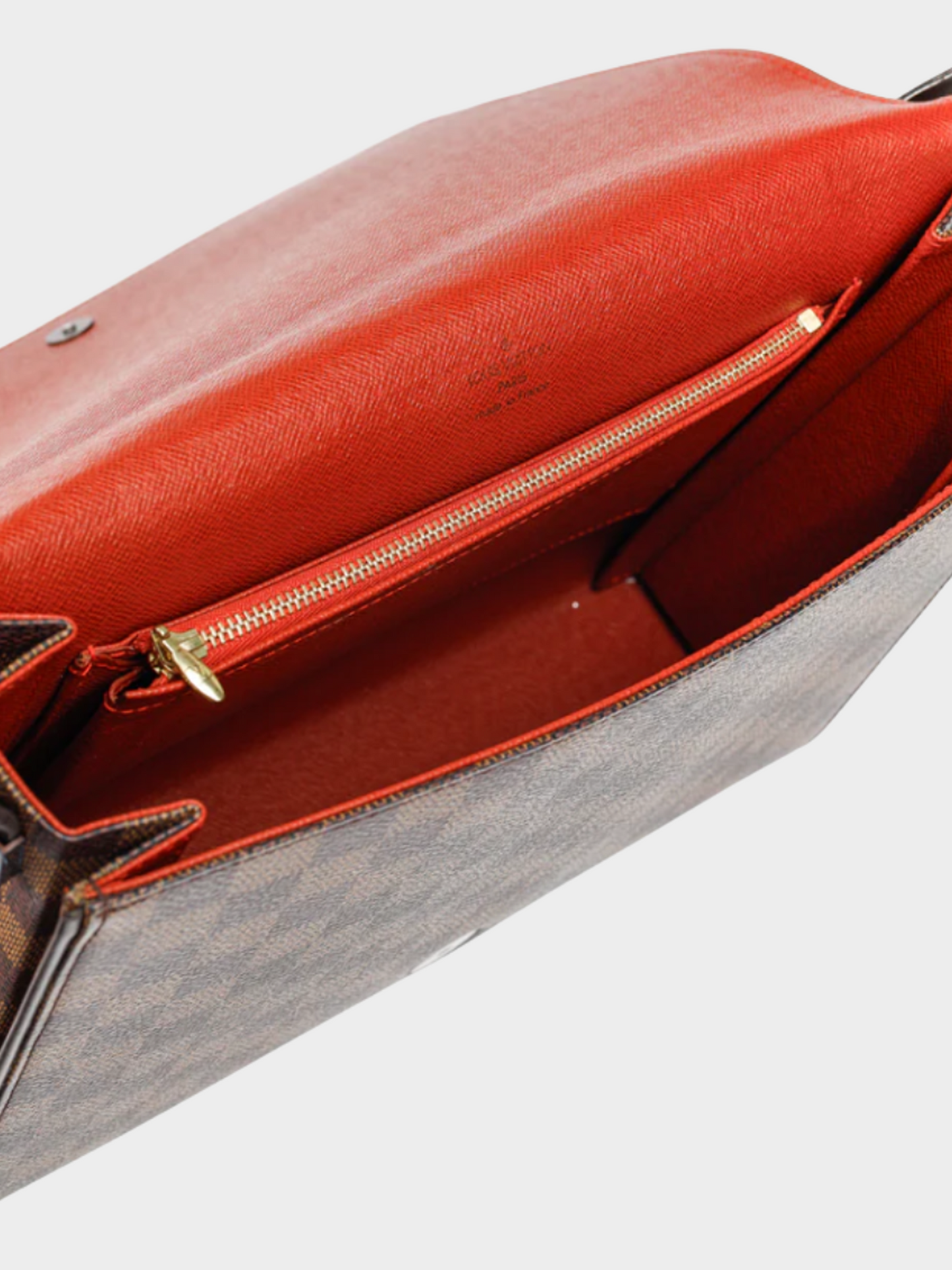 Louis Vuitton 2007 Brown Tribeca Carre Damier Ebene Canvas Satchel