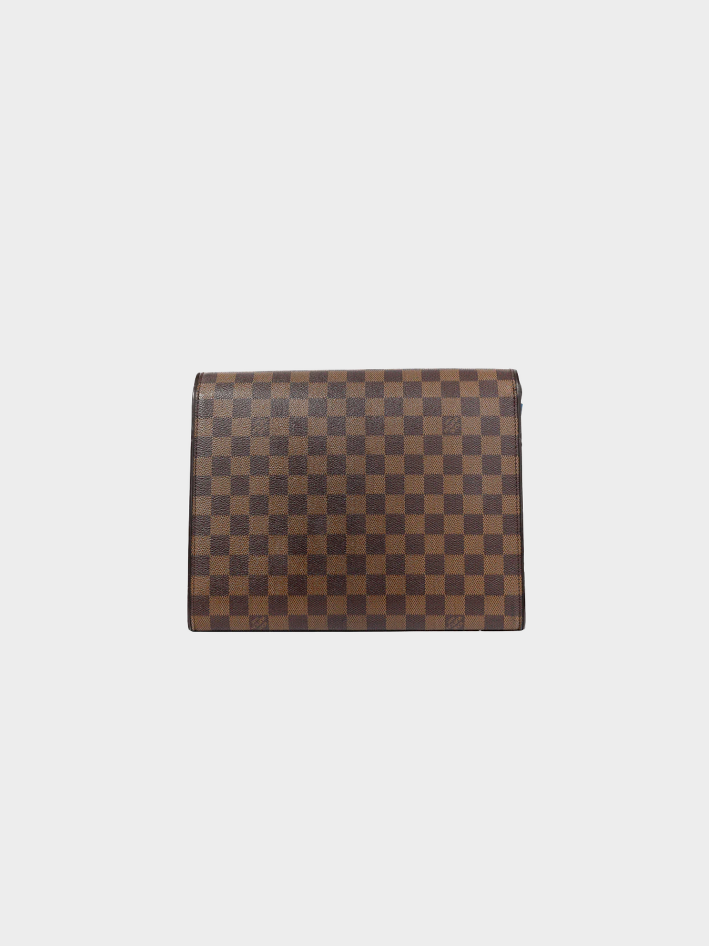 Louis Vuitton 2007 Brown Tribeca Carre Damier Ebene Canvas Satchel