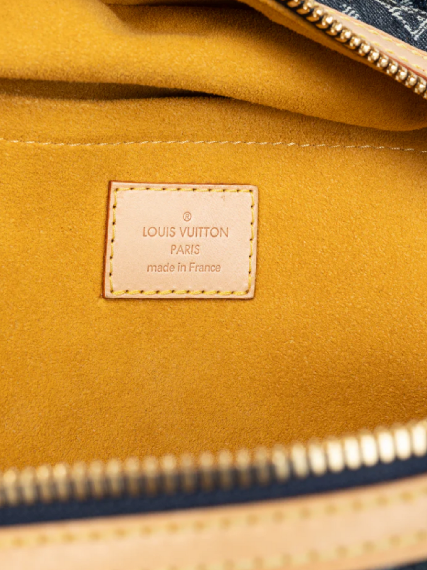 Louis Vuitton Cruise 2007 Cabas Raye GM Monogram Denim Cruise Shoulder Bag