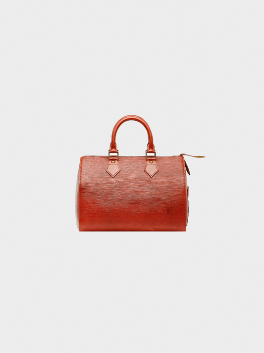 Louis Vuitton 1994 Brown Epi Leather Speedy 25 Bag