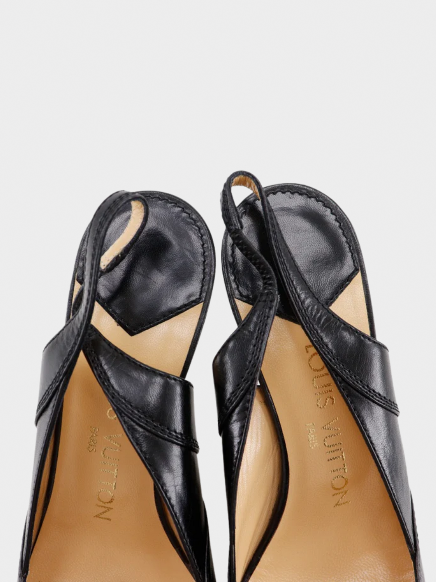 Louis Vuitton 2000s Logo Pointed Toe Pumps