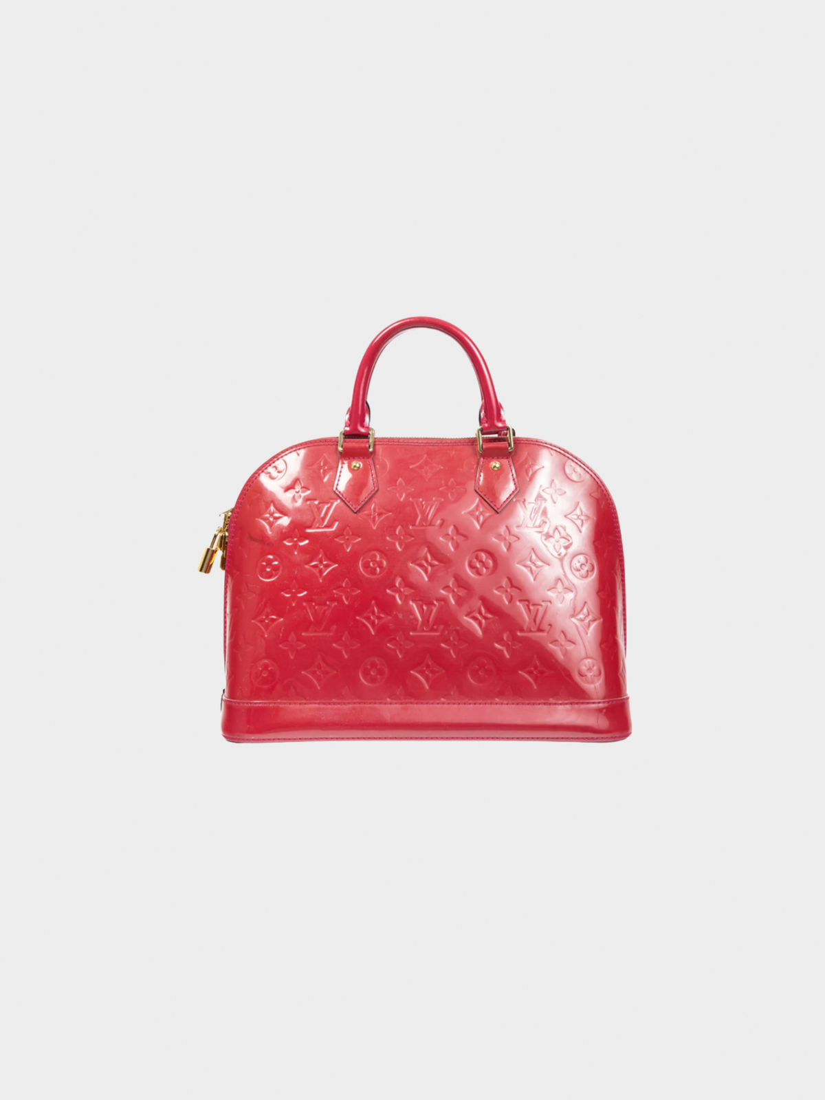 Louis Vuitton 2012 Alma PM Indian Rose Monogram Vernis Tote