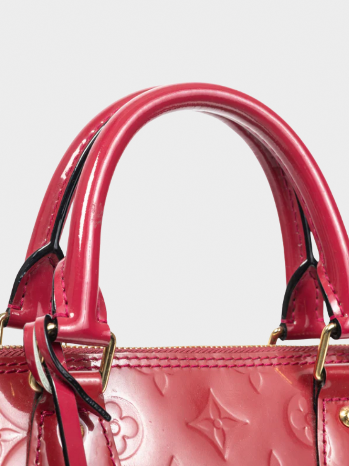 Louis Vuitton 2012 Alma PM Indian Rose Monogram Vernis Tote